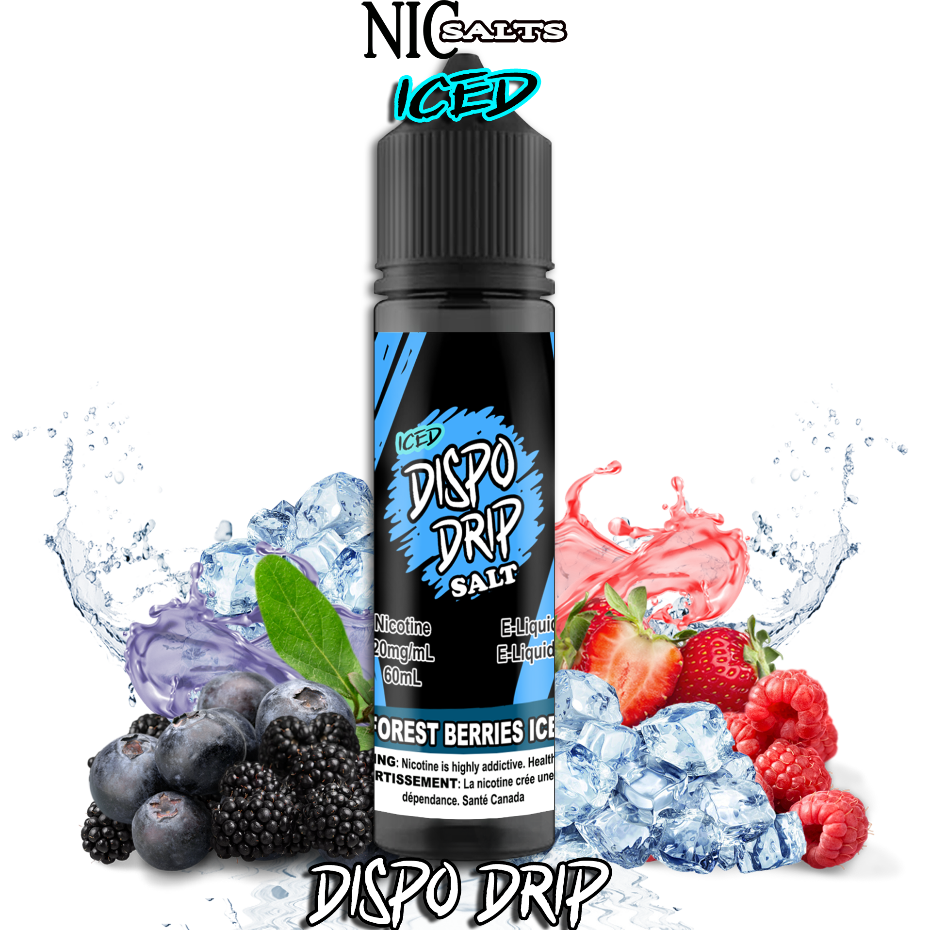 DISPO DRIP SALT - FOREST BERRIES ICE 60ML
