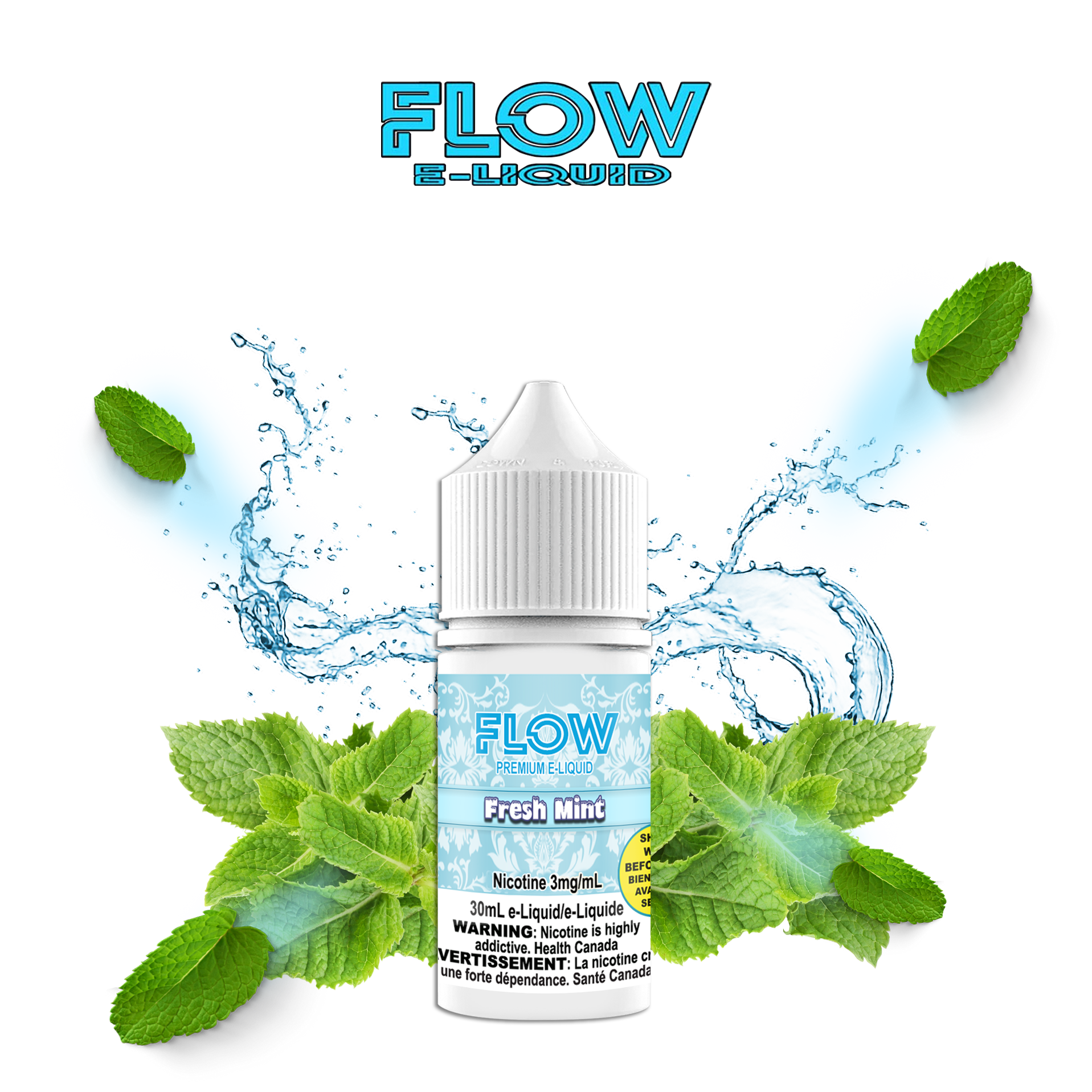CUSTOM FLOW E-LIQUID - FRESH MINT