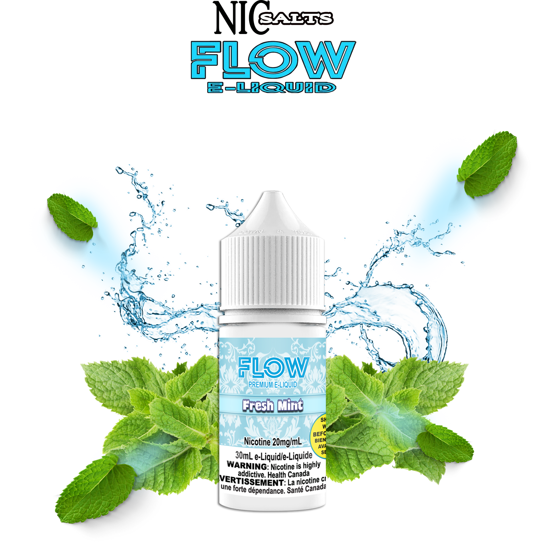 FLOW E-LIQUID SALT - FRESH MINT 30ML