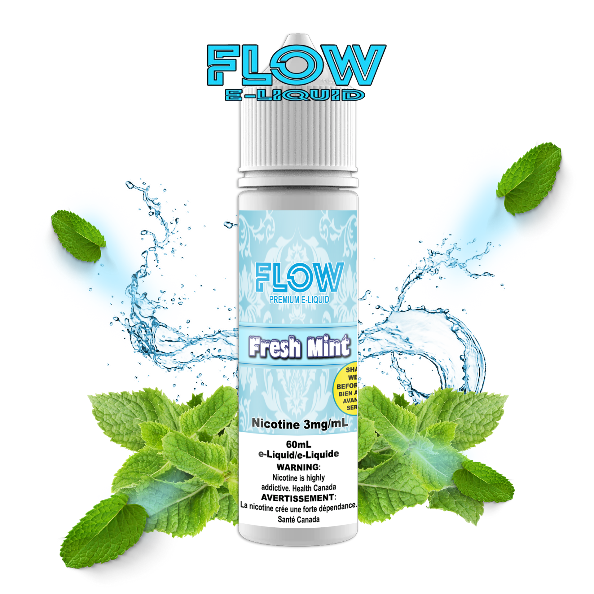 FLOW E-LIQUID - FRESH MINT 60ML