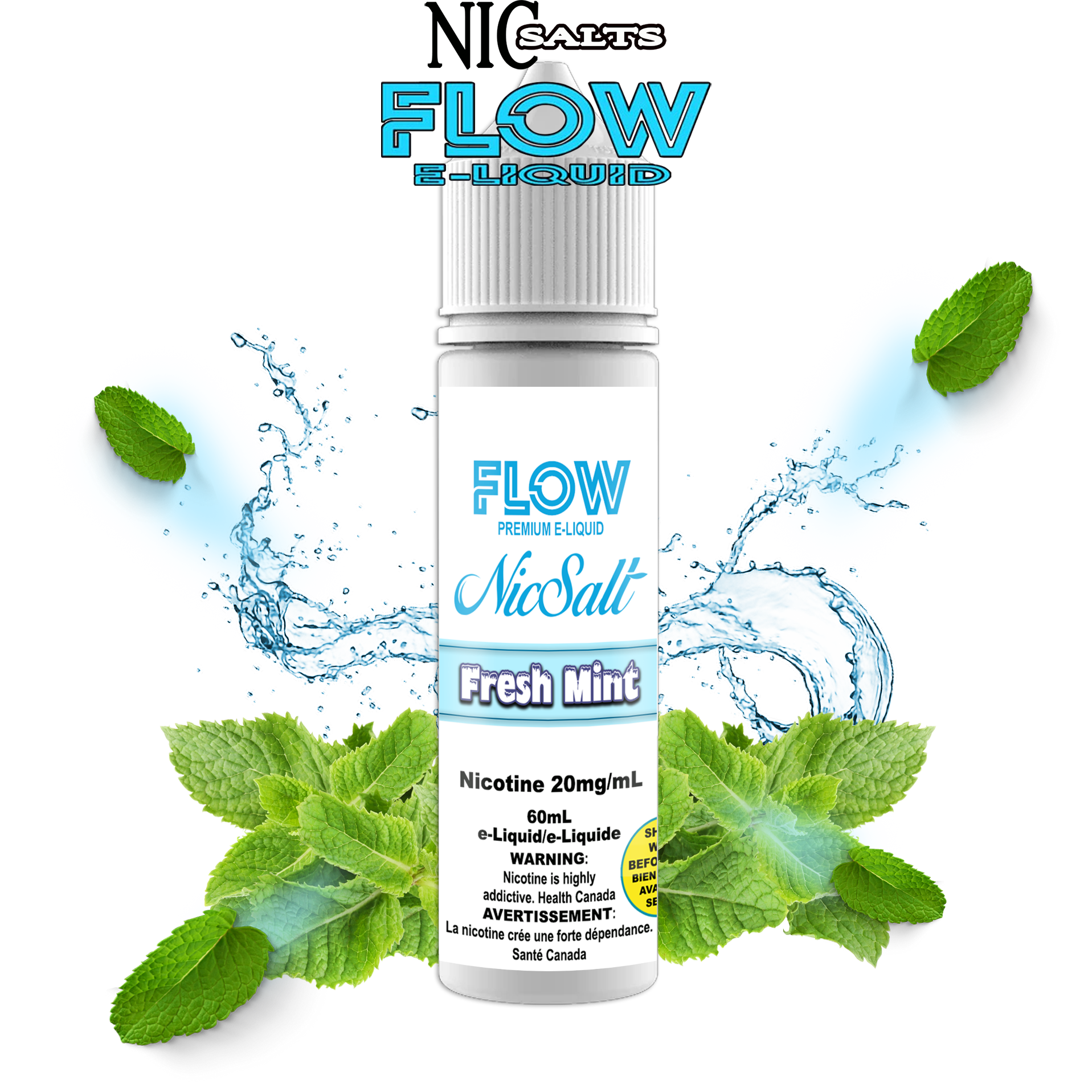 FLOW E-LIQUID SALT - FRESH MINT 60ML