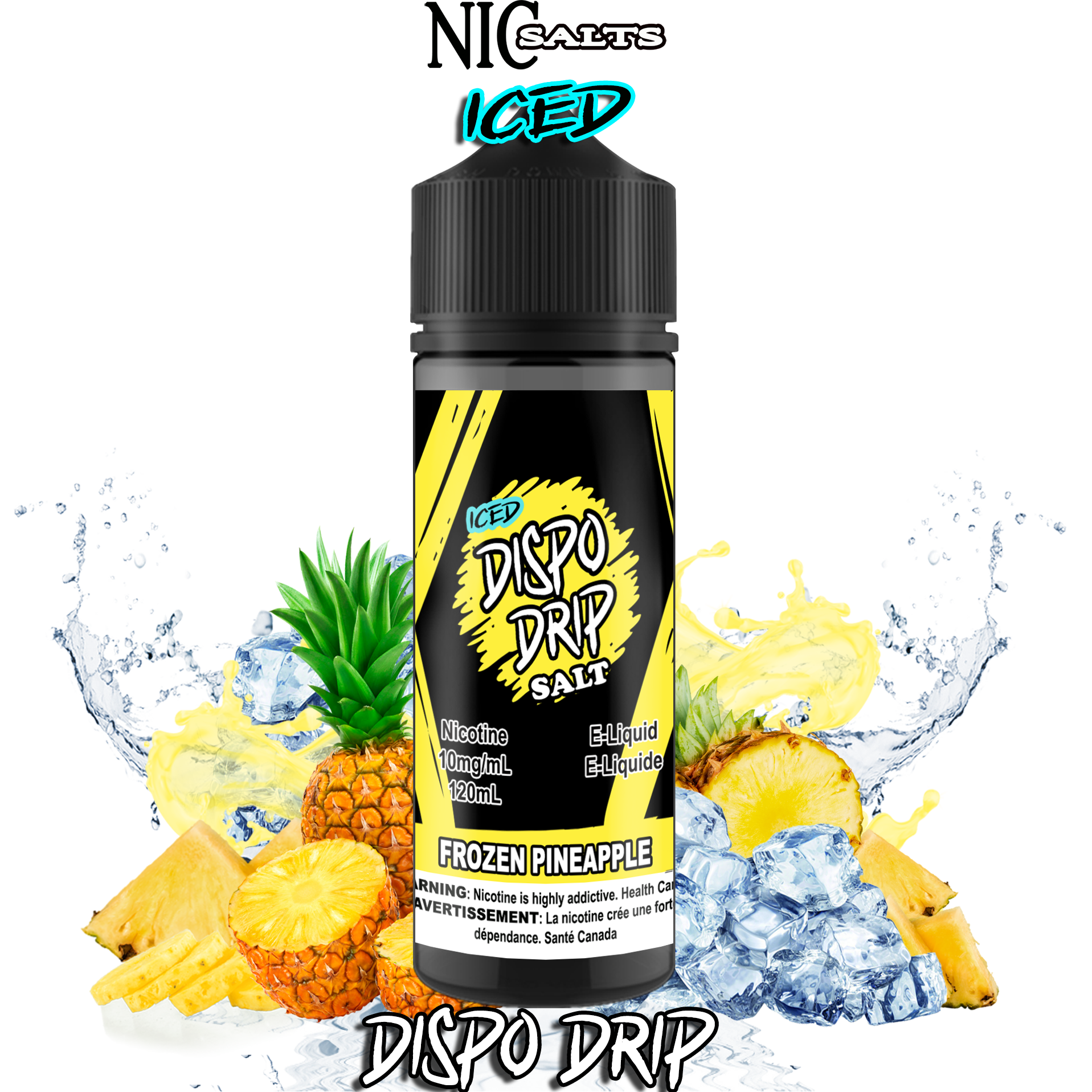 CUSTOM DISPO DRIP SALT - FROZEN PINEAPPLE