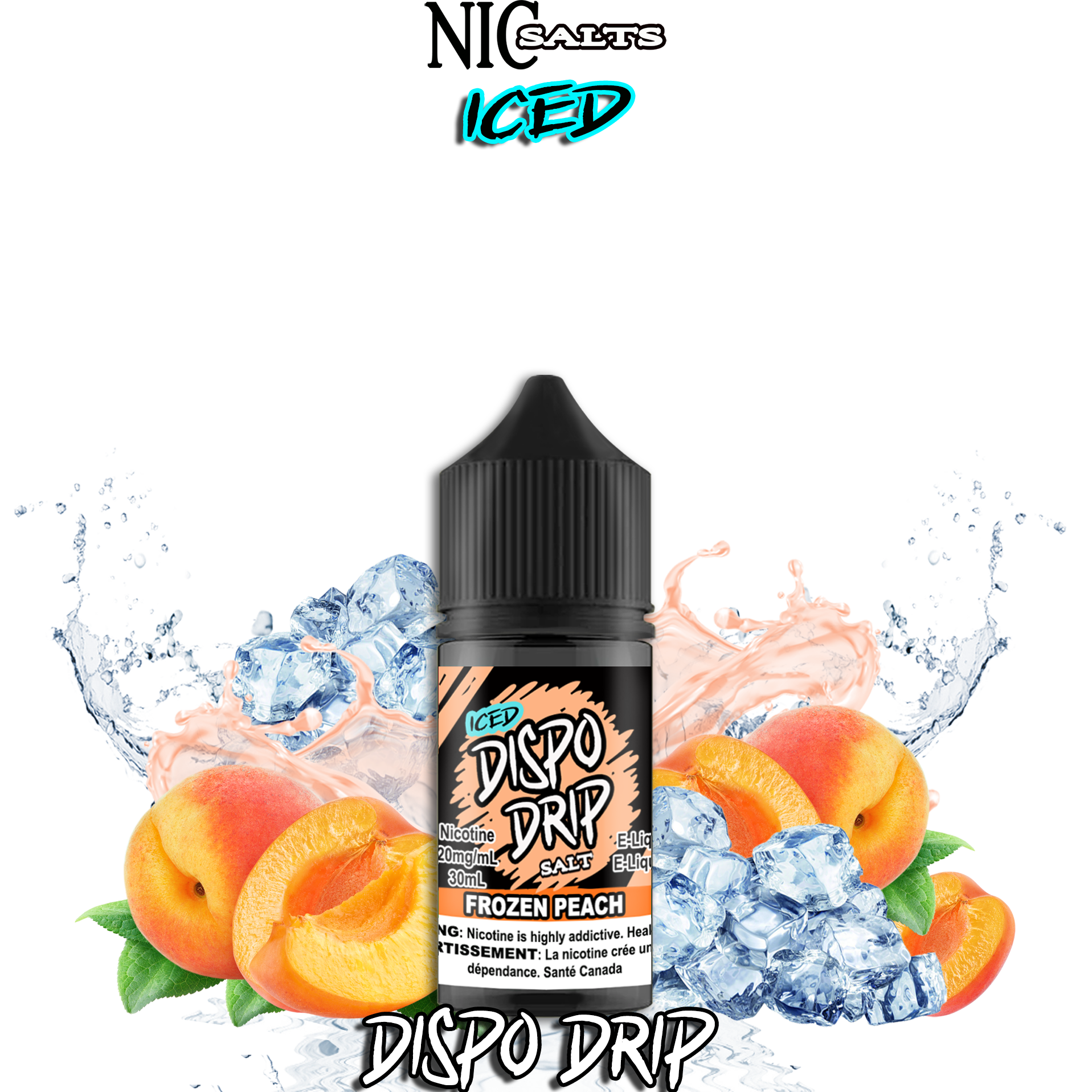 DISPO DRIP SALT - FROZEN PEACH 30ML