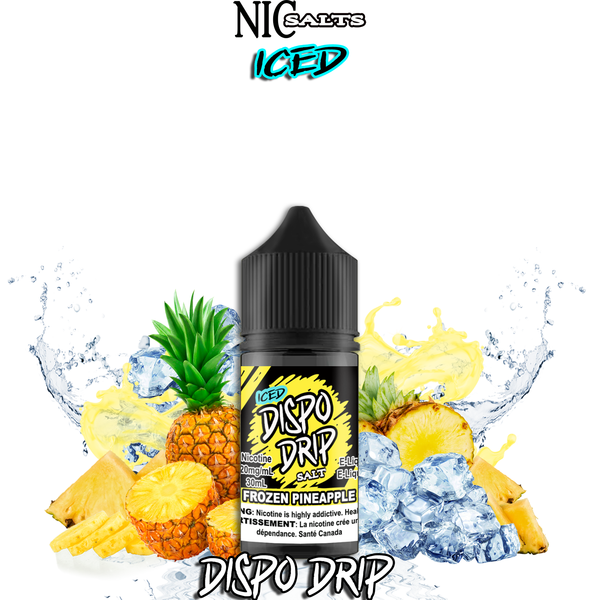 CUSTOM DISPO DRIP SALT - FROZEN PINEAPPLE