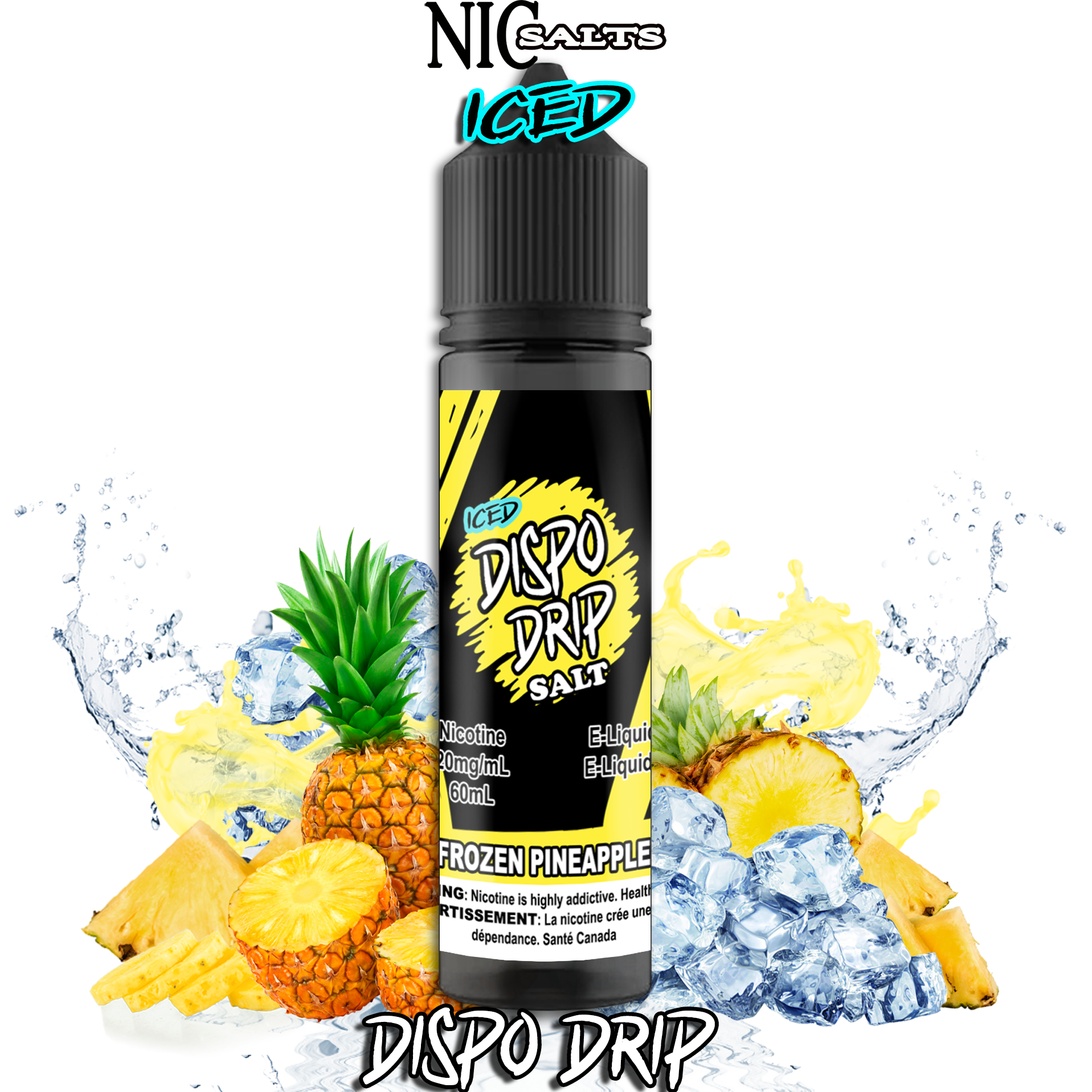 DISPO DRIP SALT - FROZEN PINEAPPLE 60ML