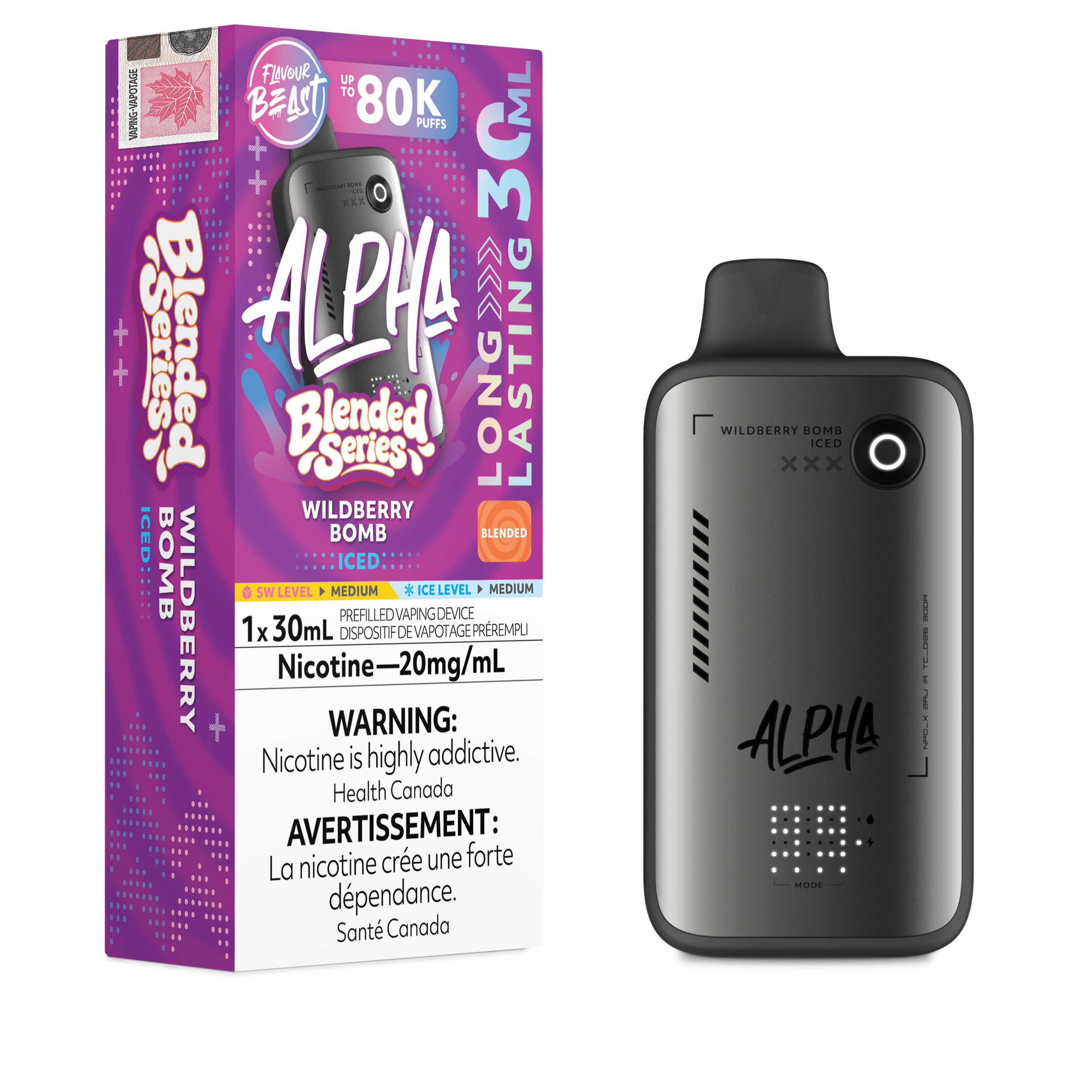 FLAVOUR BEAST ALPHA 80K DISPOSABLE