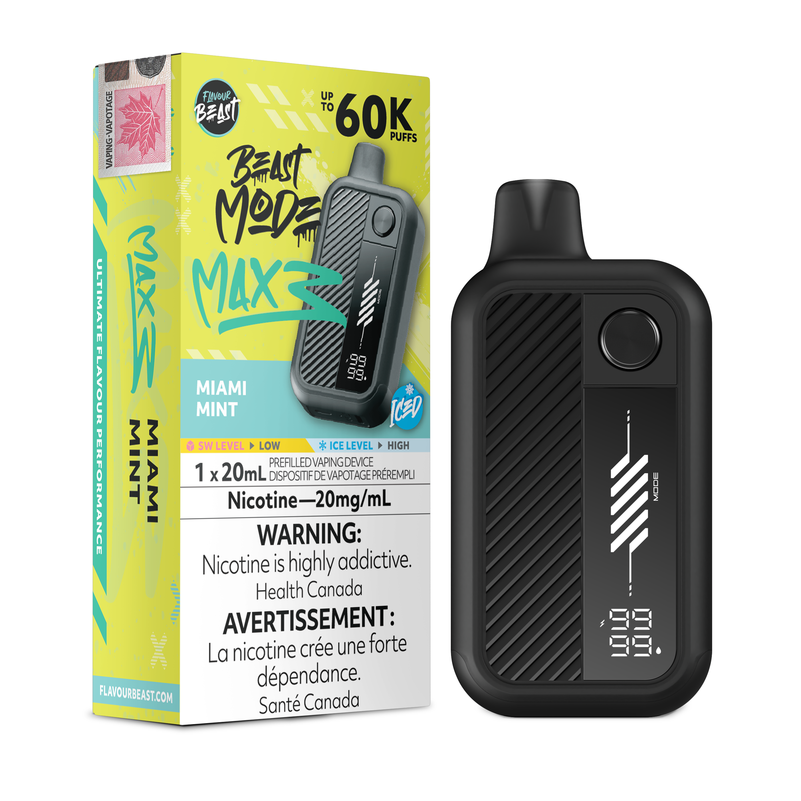 FLAVOUR BEAST BEAST MODE MAX 3 60K DISPOSABLE