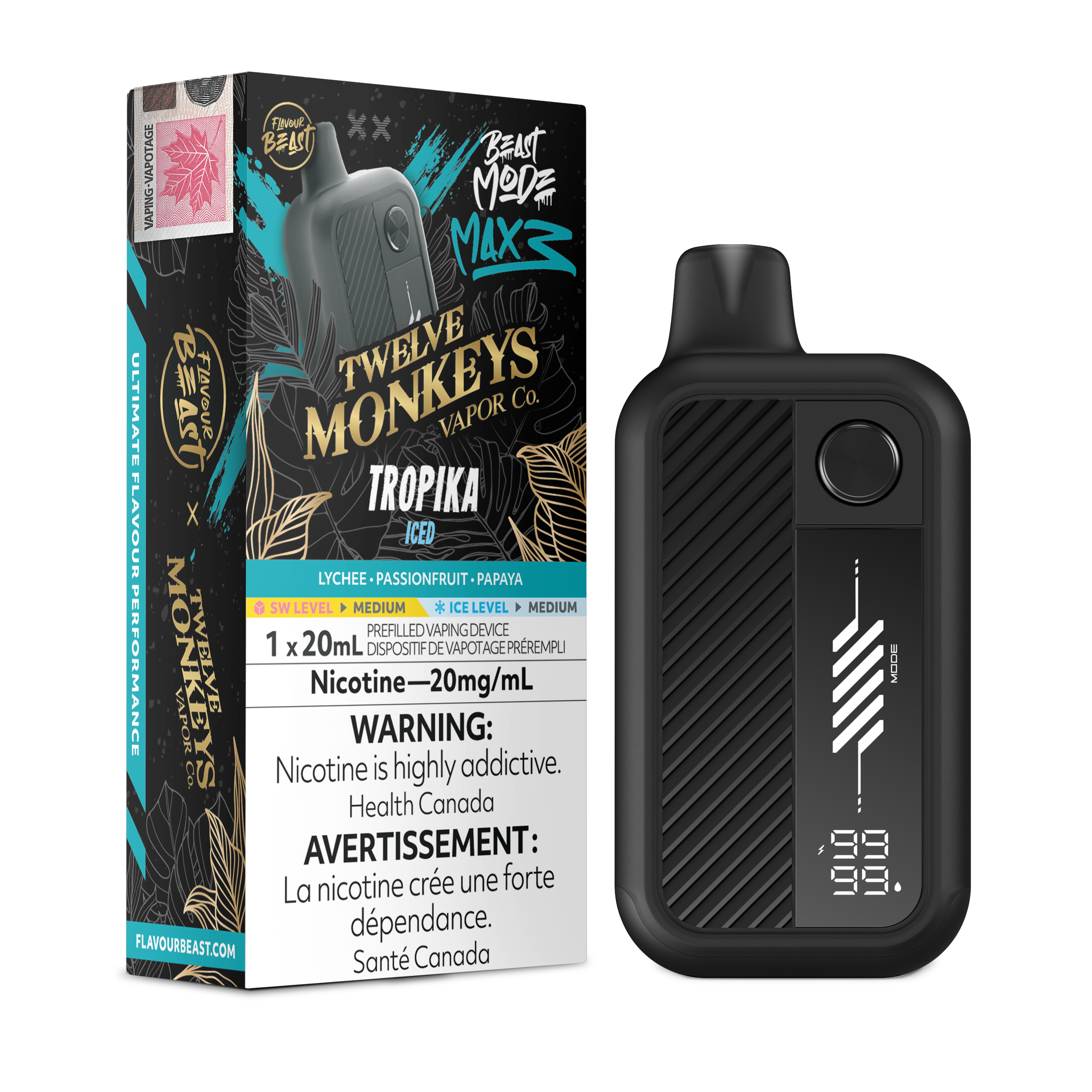 FLAVOUR BEAST x TWELVE MONKEYS BEAST MODE MAX 3 60K DISPOSABLE
