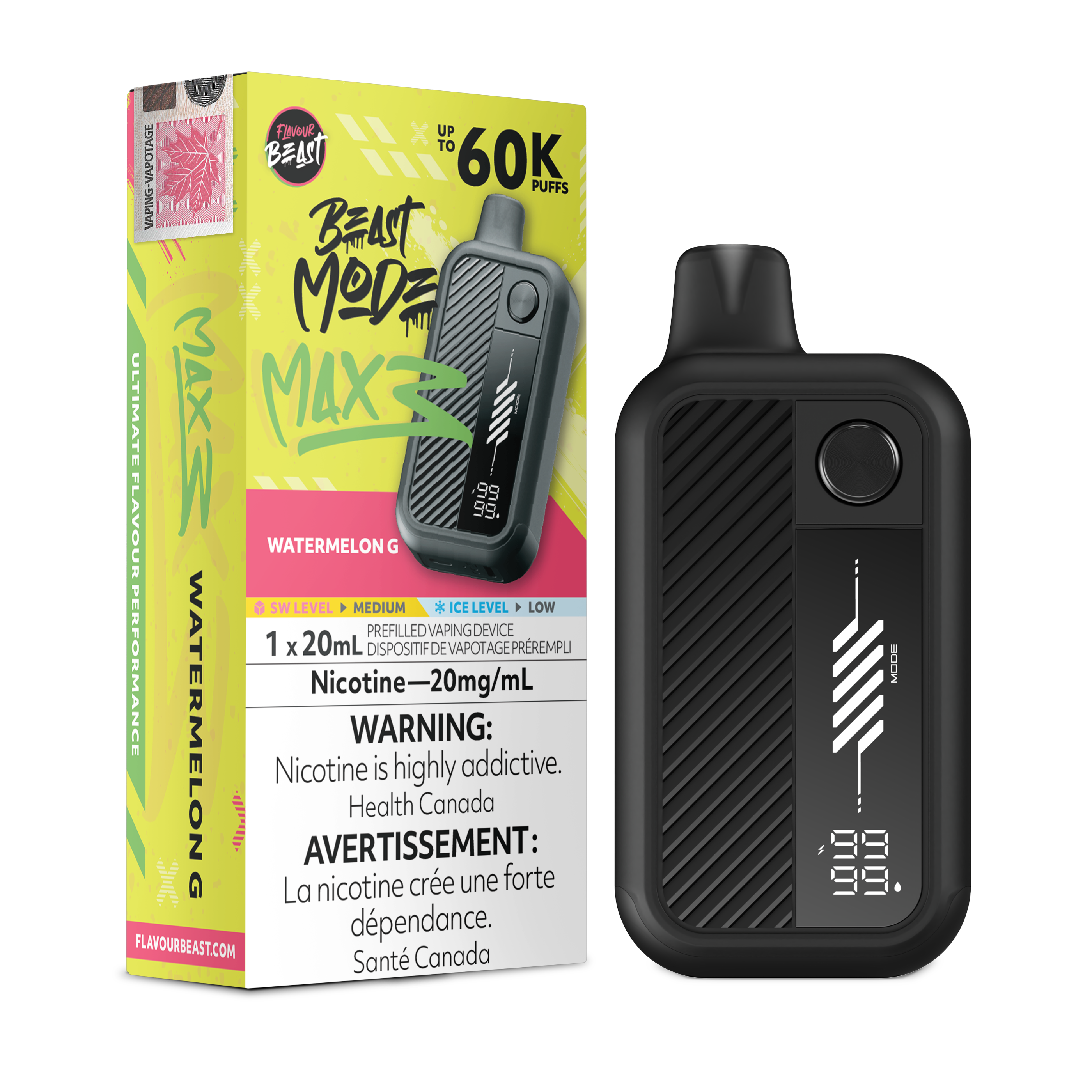 FLAVOUR BEAST BEAST MODE MAX 3 60K DISPOSABLE