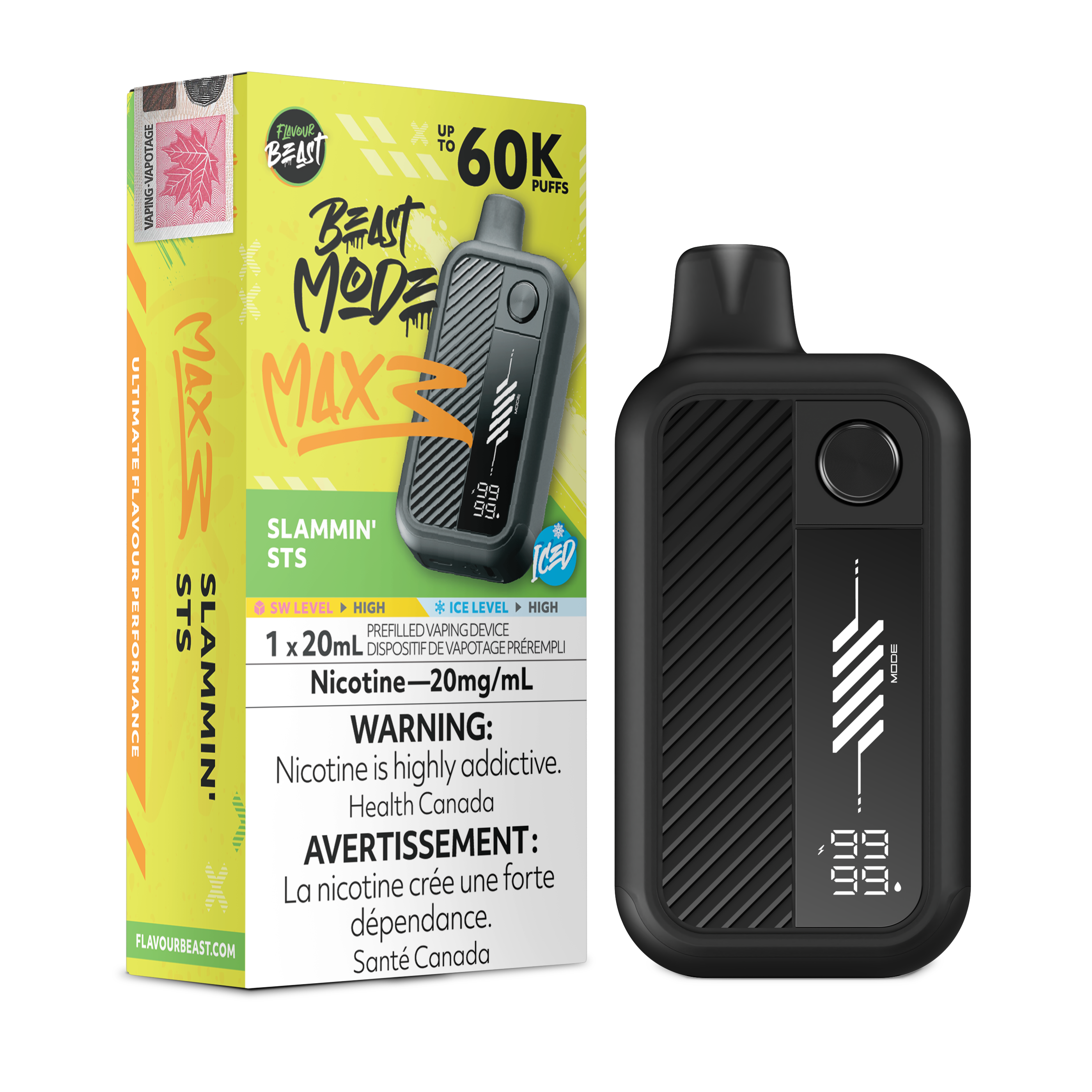 FLAVOUR BEAST BEAST MODE MAX 3 60K DISPOSABLE