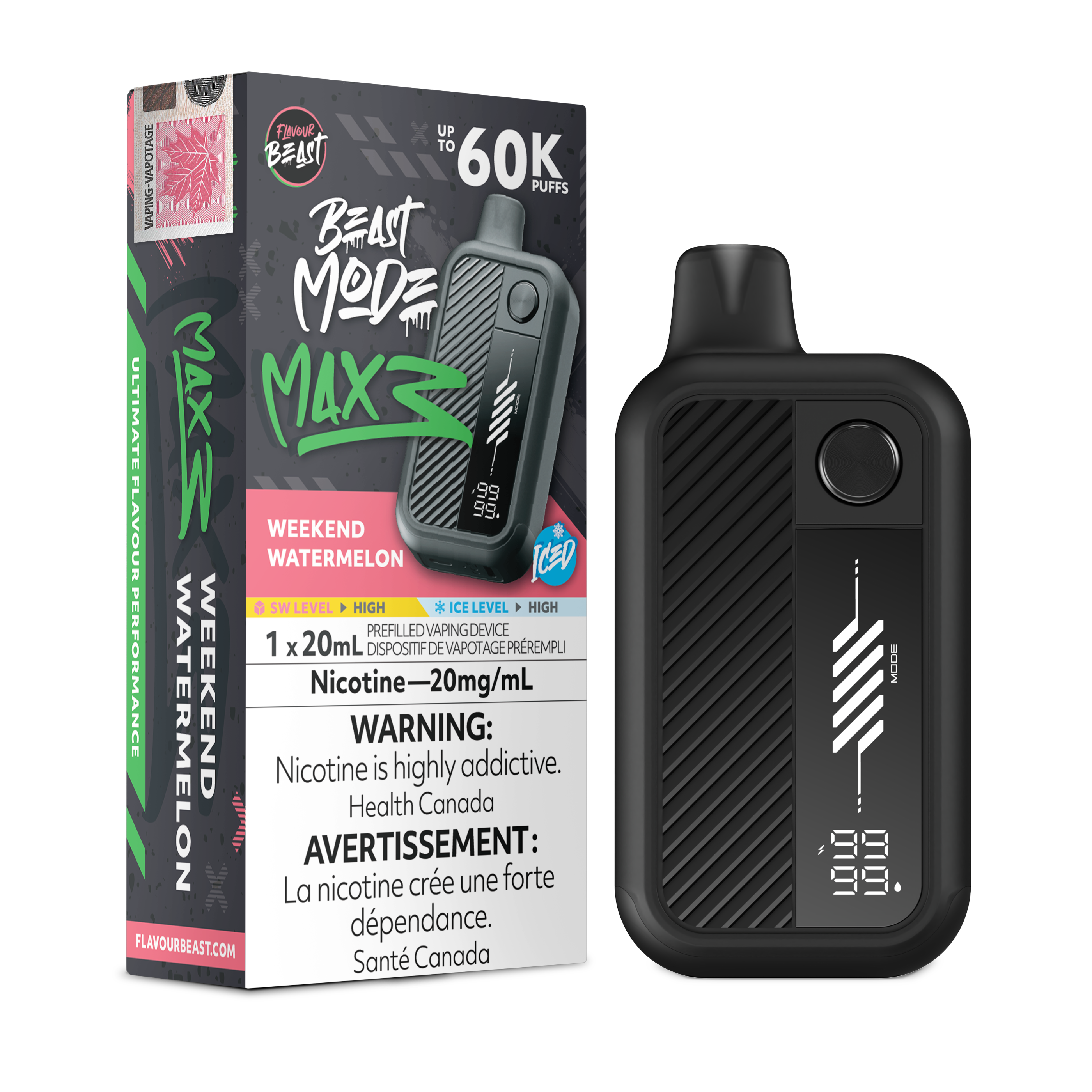 FLAVOUR BEAST BEAST MODE MAX 3 60K DISPOSABLE