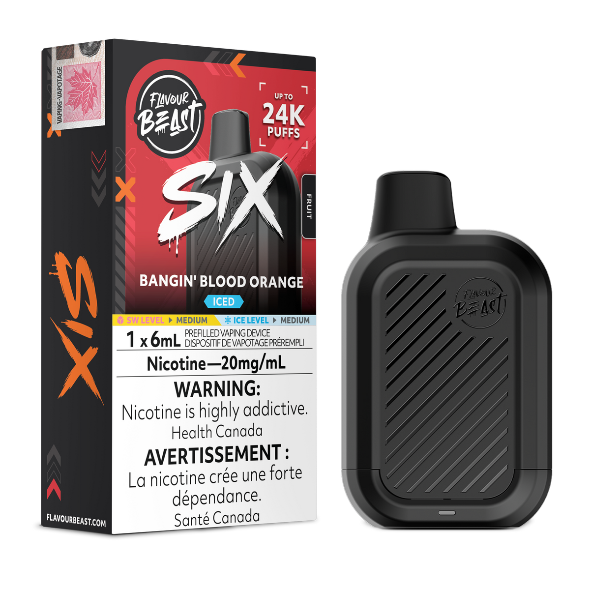 FLAVOUR BEAST SIX 24K DISPOSABLE