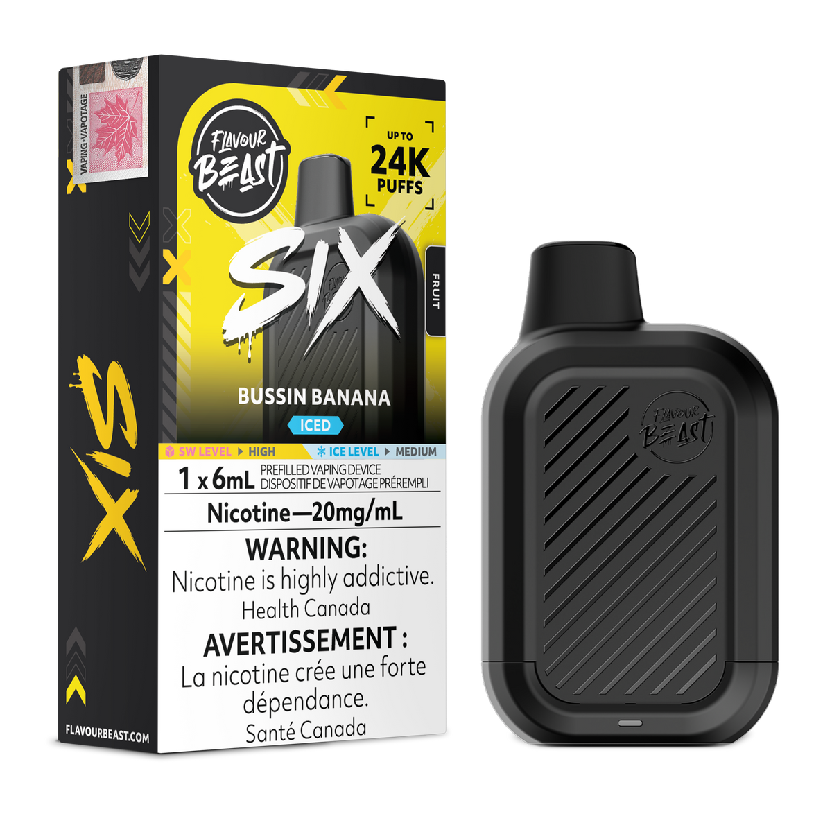 FLAVOUR BEAST SIX 24K DISPOSABLE