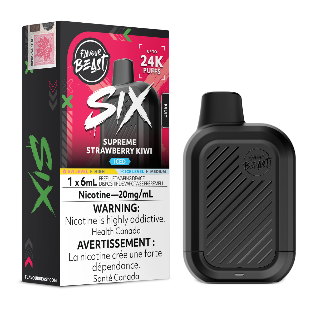 FLAVOUR BEAST SIX 24K DISPOSABLE
