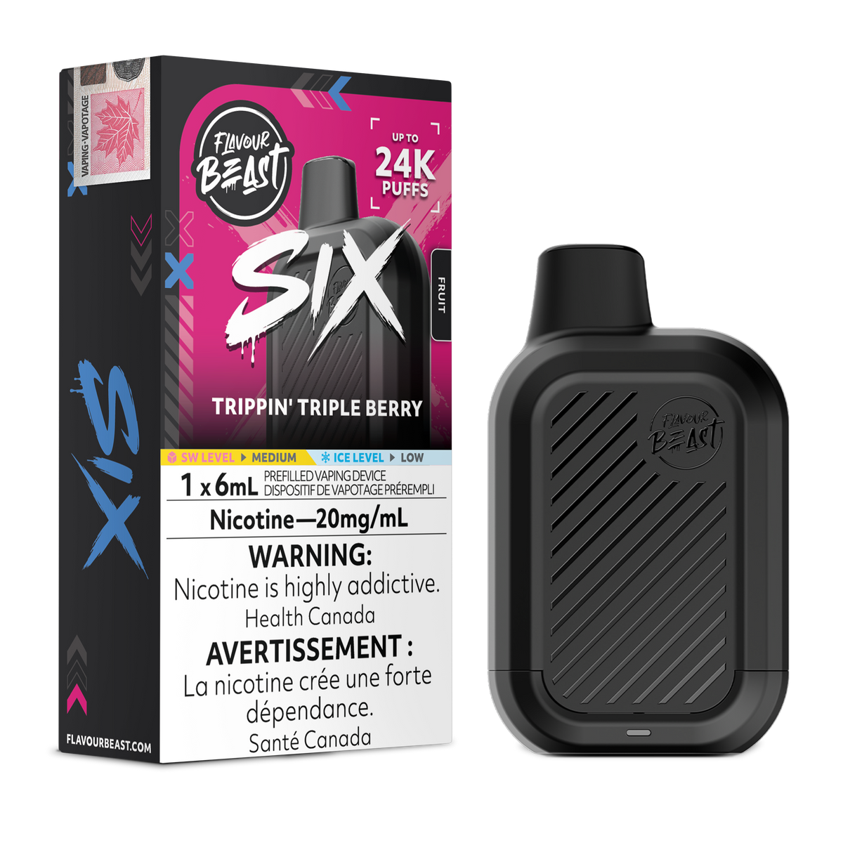 FLAVOUR BEAST SIX 24K DISPOSABLE