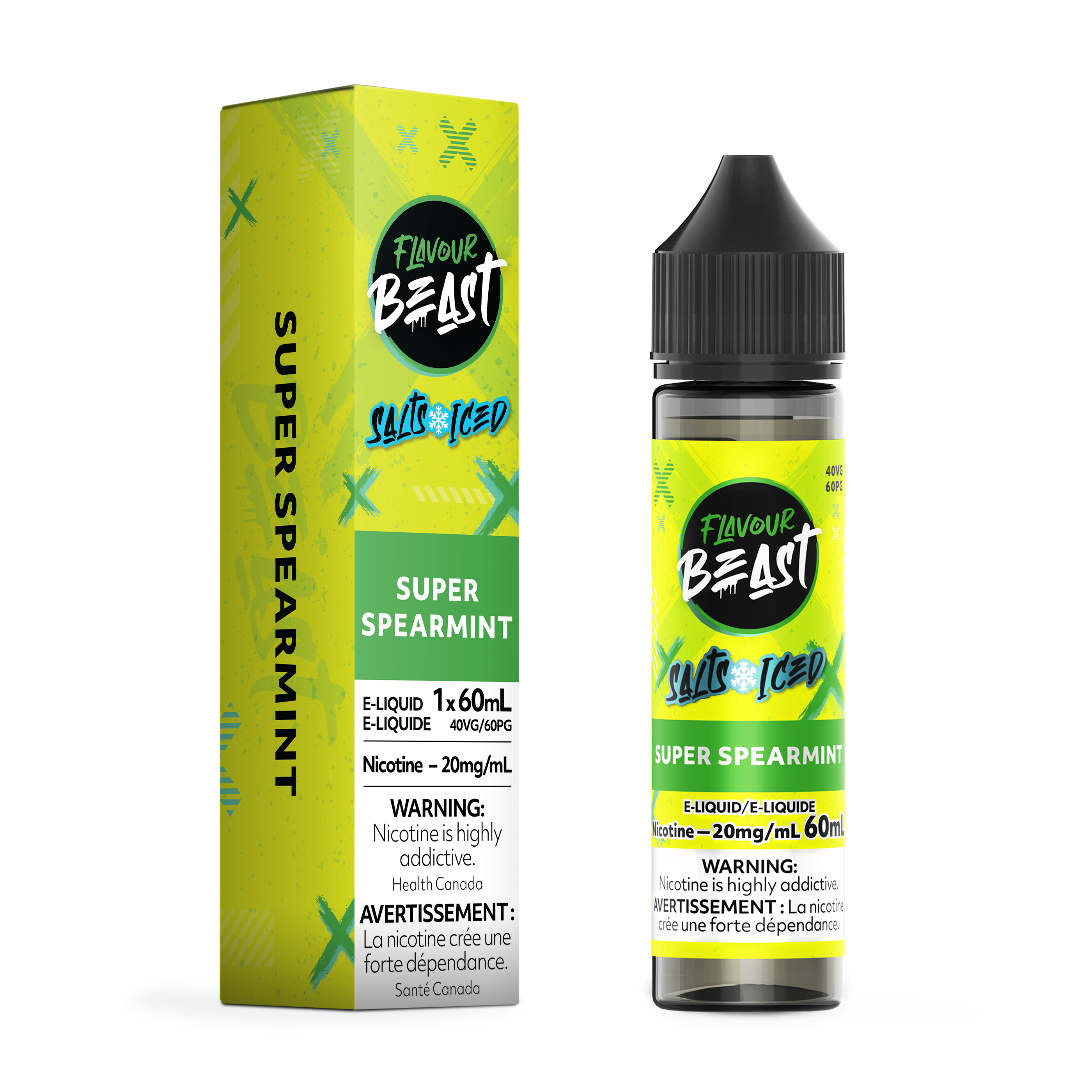 FLAVOUR BEAST SALT - SUPER SPEARMINT ICED 60ML