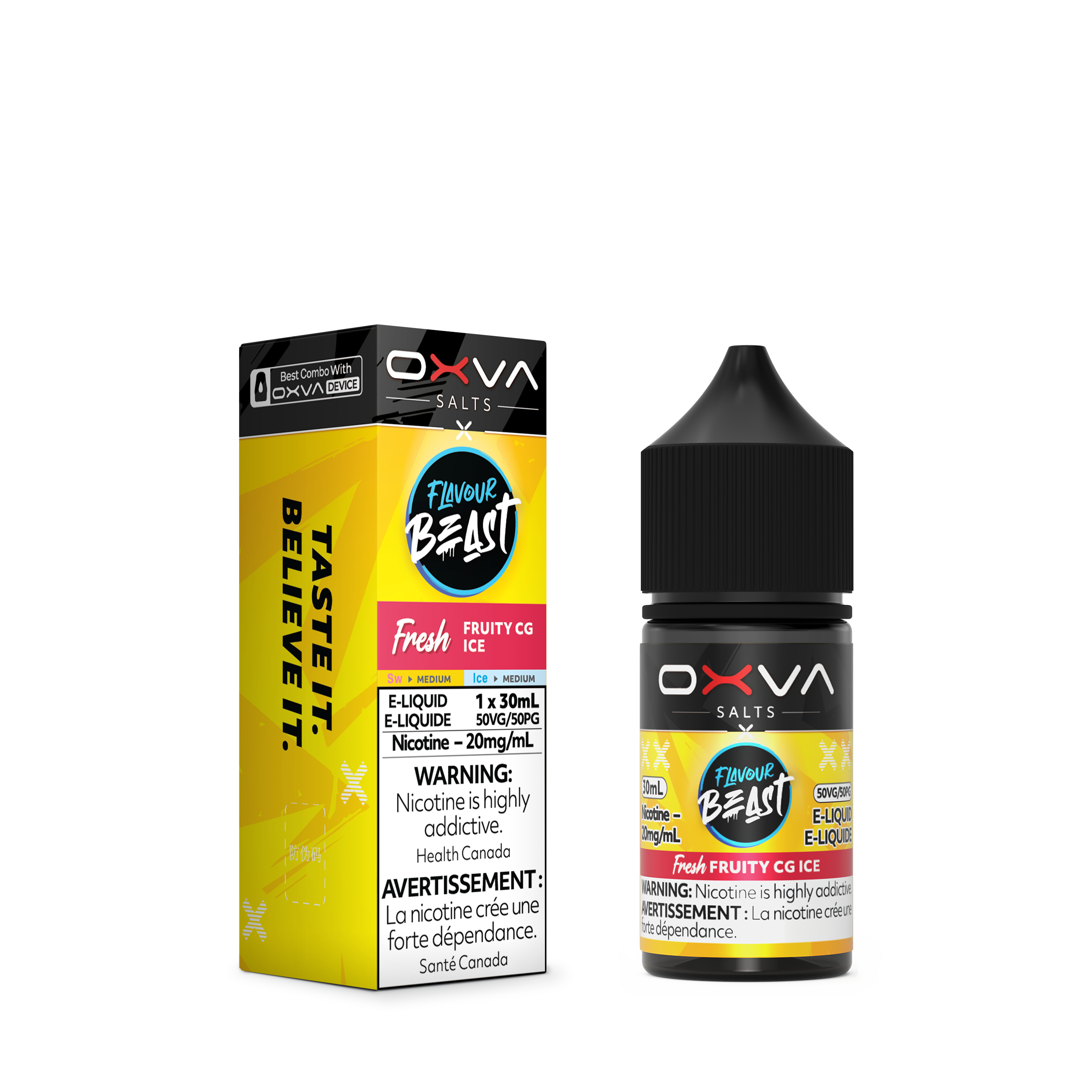 FLAVOUR BEAST x OXVA SALT - FRESH FRUITY CG ICE