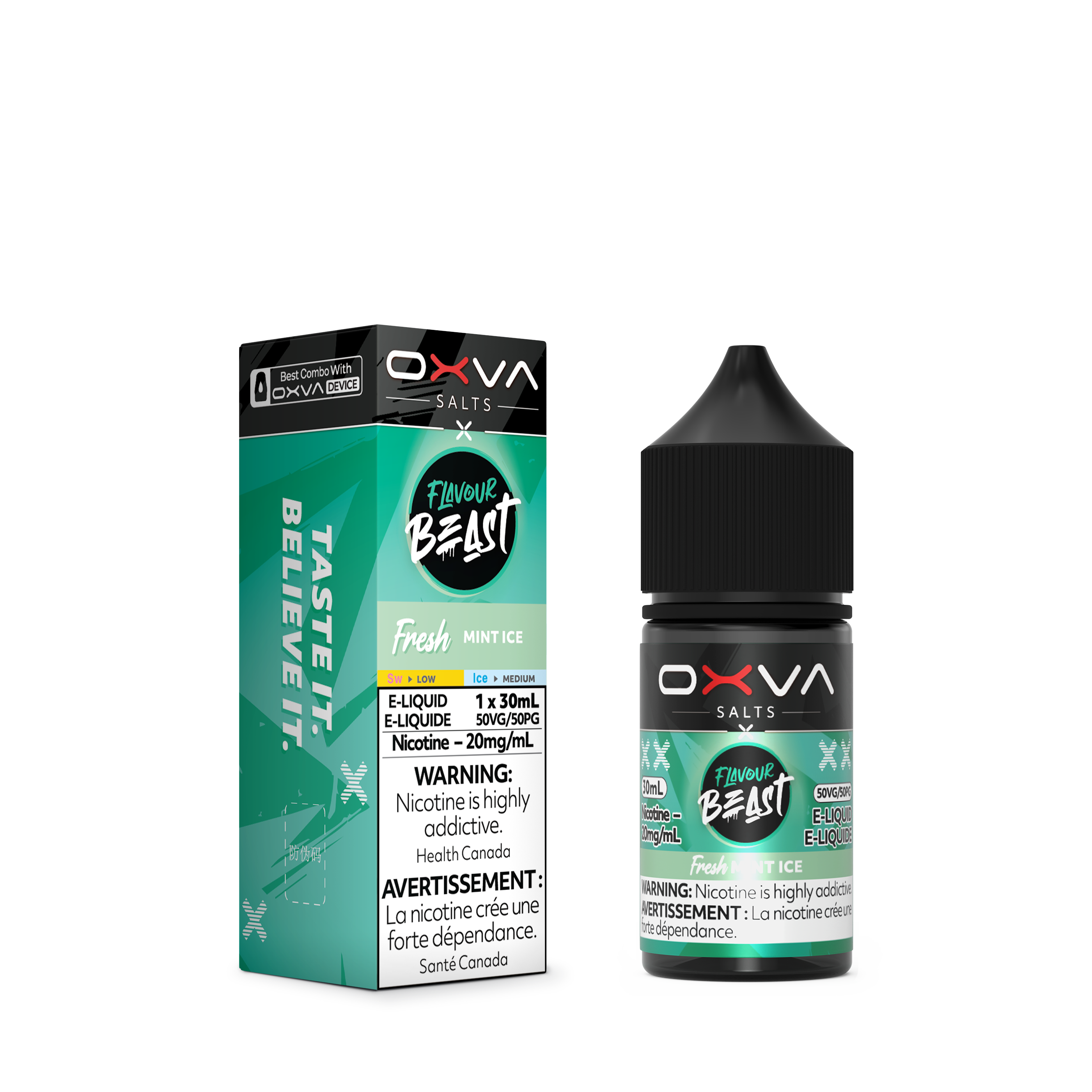 FLAVOUR BEAST x OXVA SALT - FRESH MINT ICE