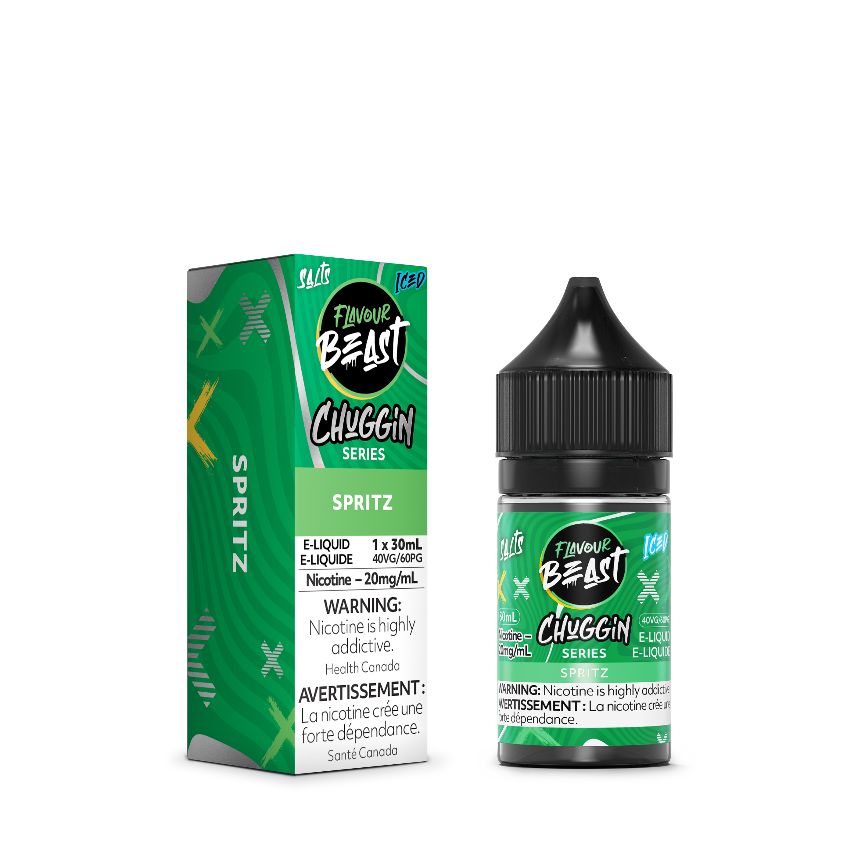 FLAVOUR BEAST SALT - CHUGGIN' SPRITZ ICED 30ML