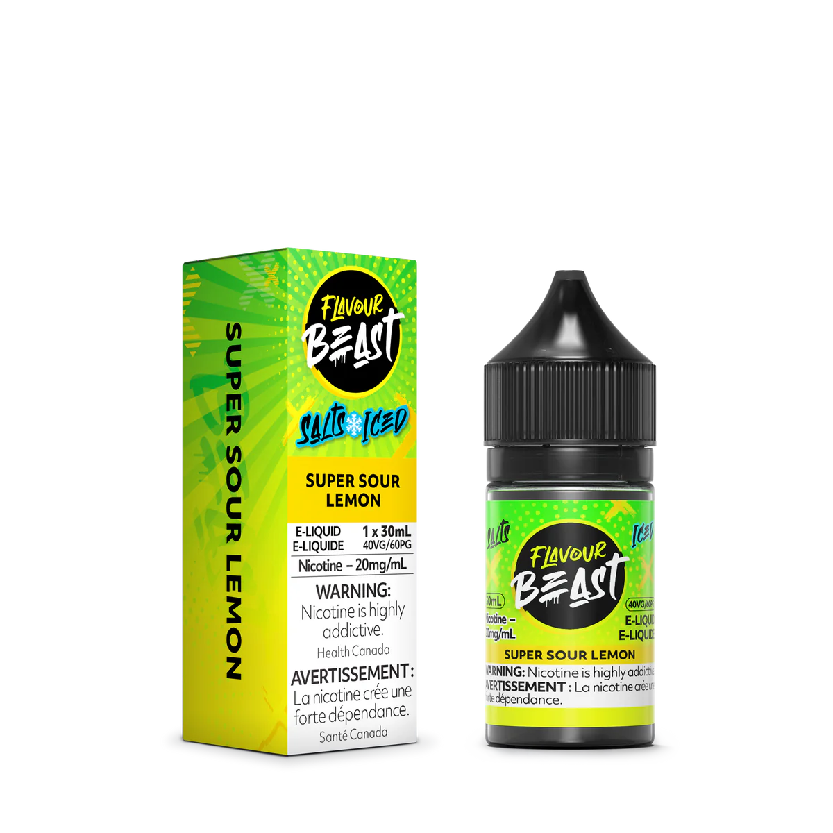 FLAVOUR BEAST SALT - SUPER SOUR LEMON ICED 30ML