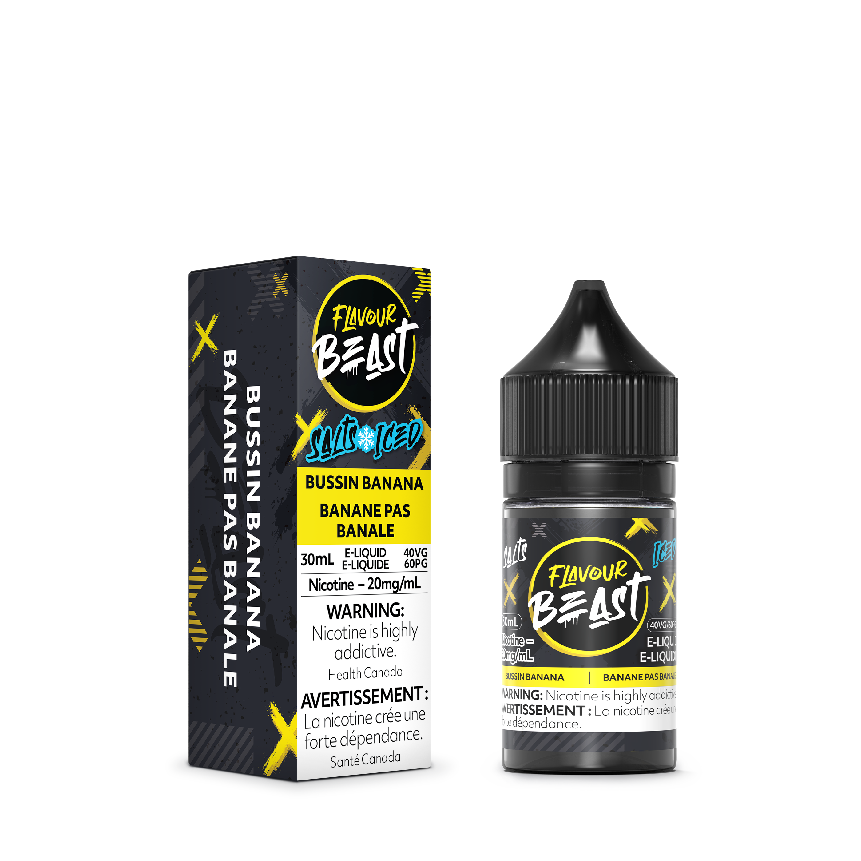 FLAVOUR BEAST SALT - BUSSIN BANANA ICED 30ML