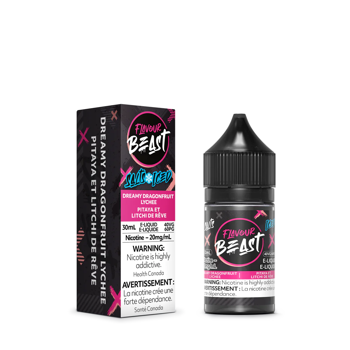 FLAVOUR BEAST SALT - DREAMY DRAGONFRUIT LYCHEE ICED 30ML