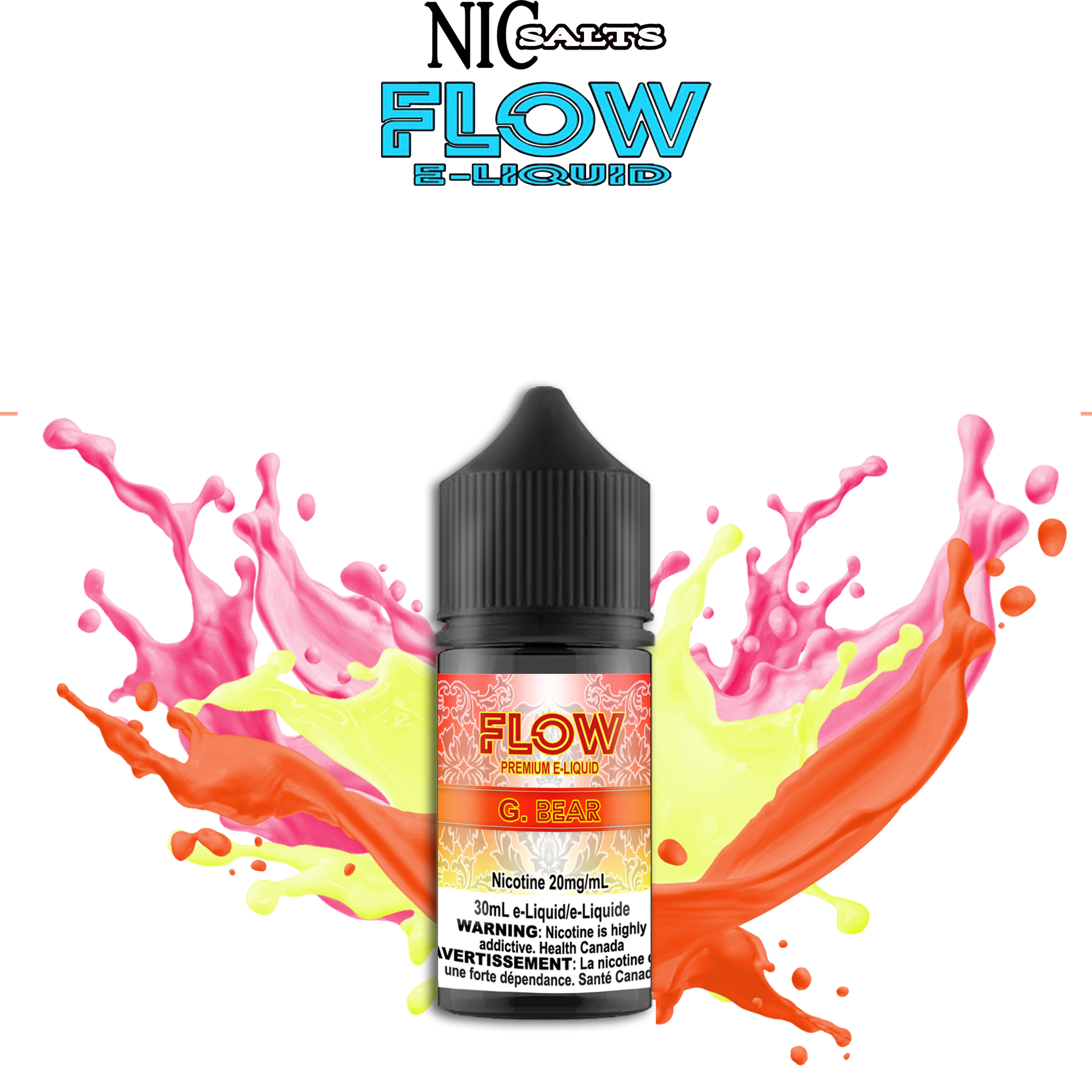FLOW E-LIQUID SALT - G. BEAR 30ML