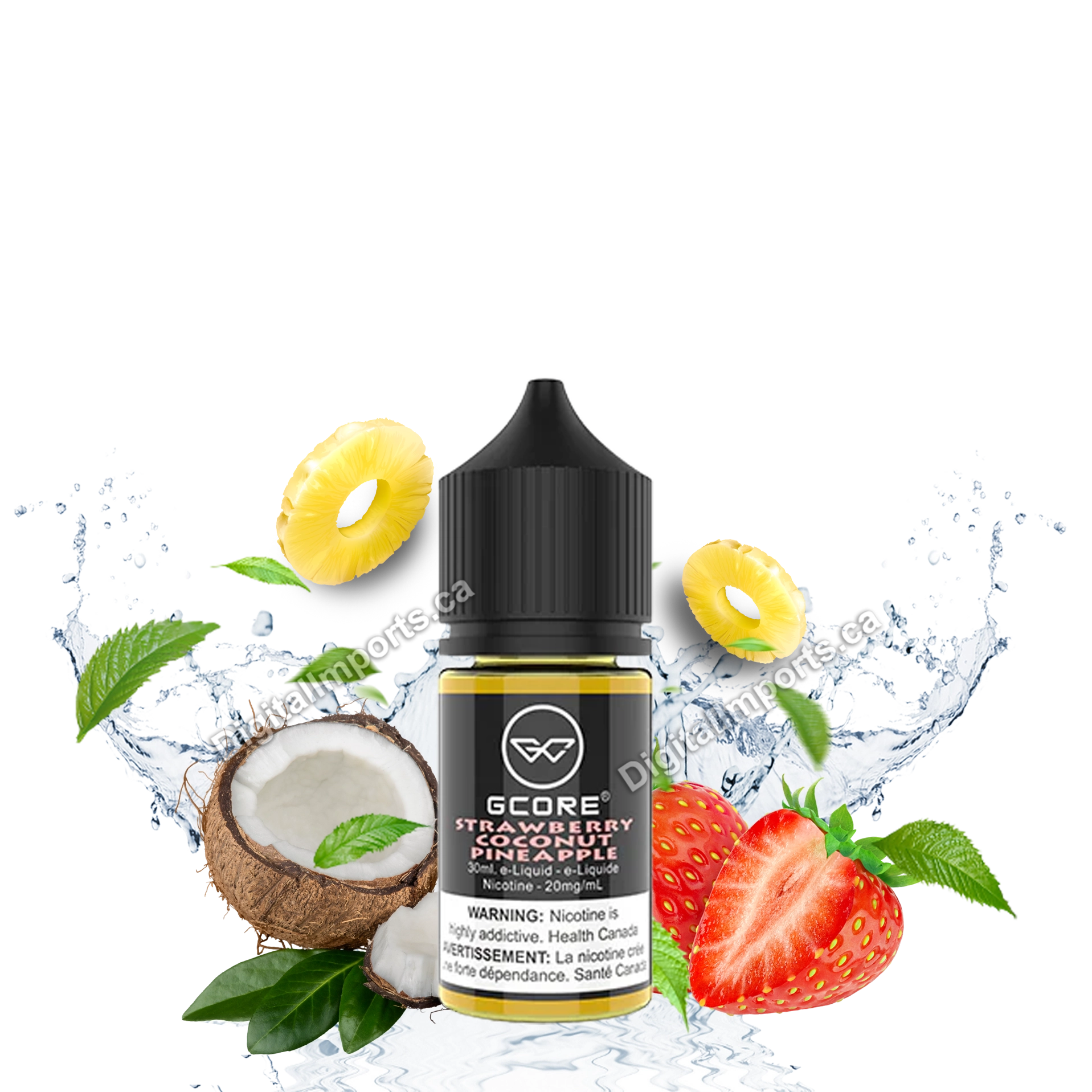 GCORE SALT - STRAWBERRY COCONUT PINEAPPLE 30ML