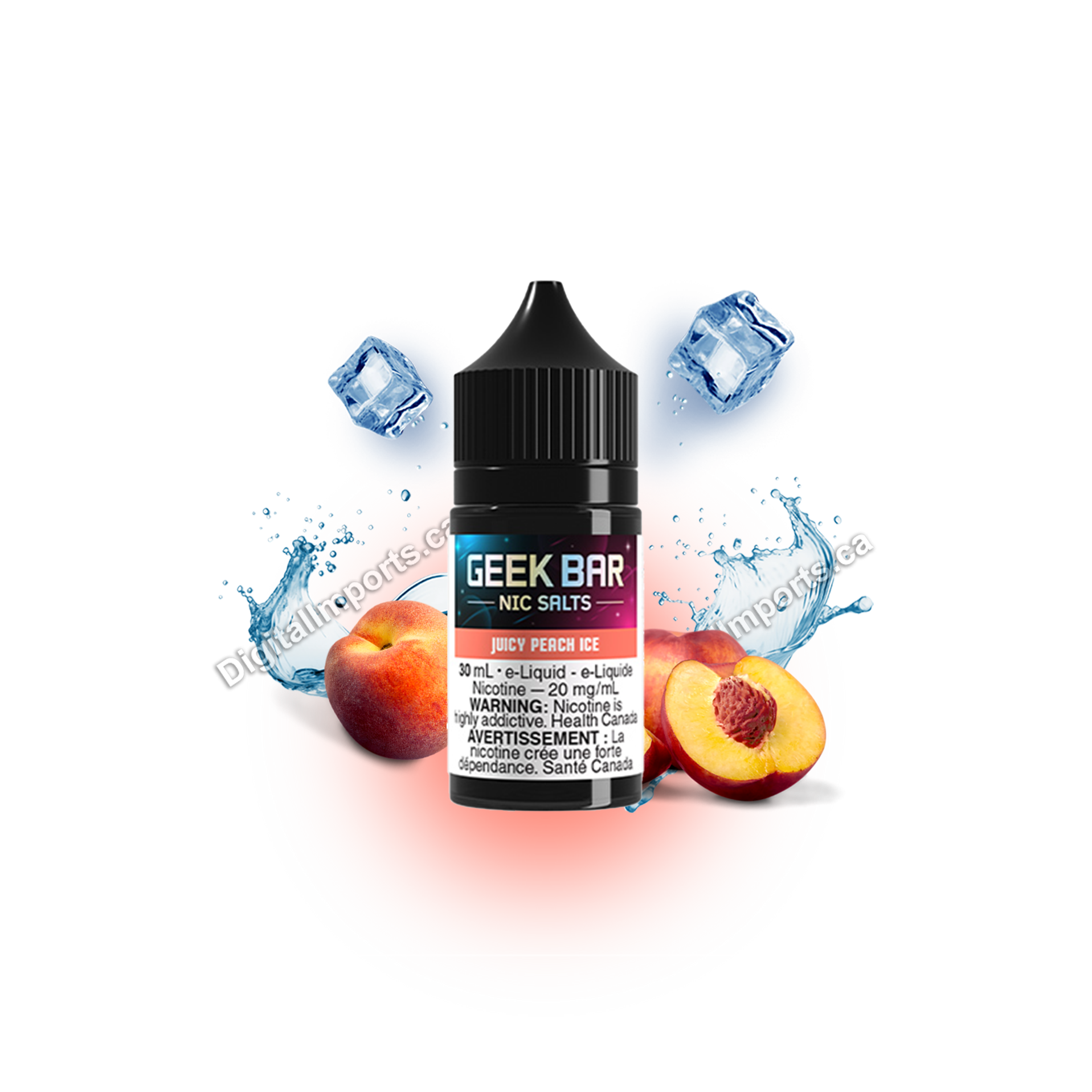 GEEK BAR SALT - JUICY PEACH ICE 30ML