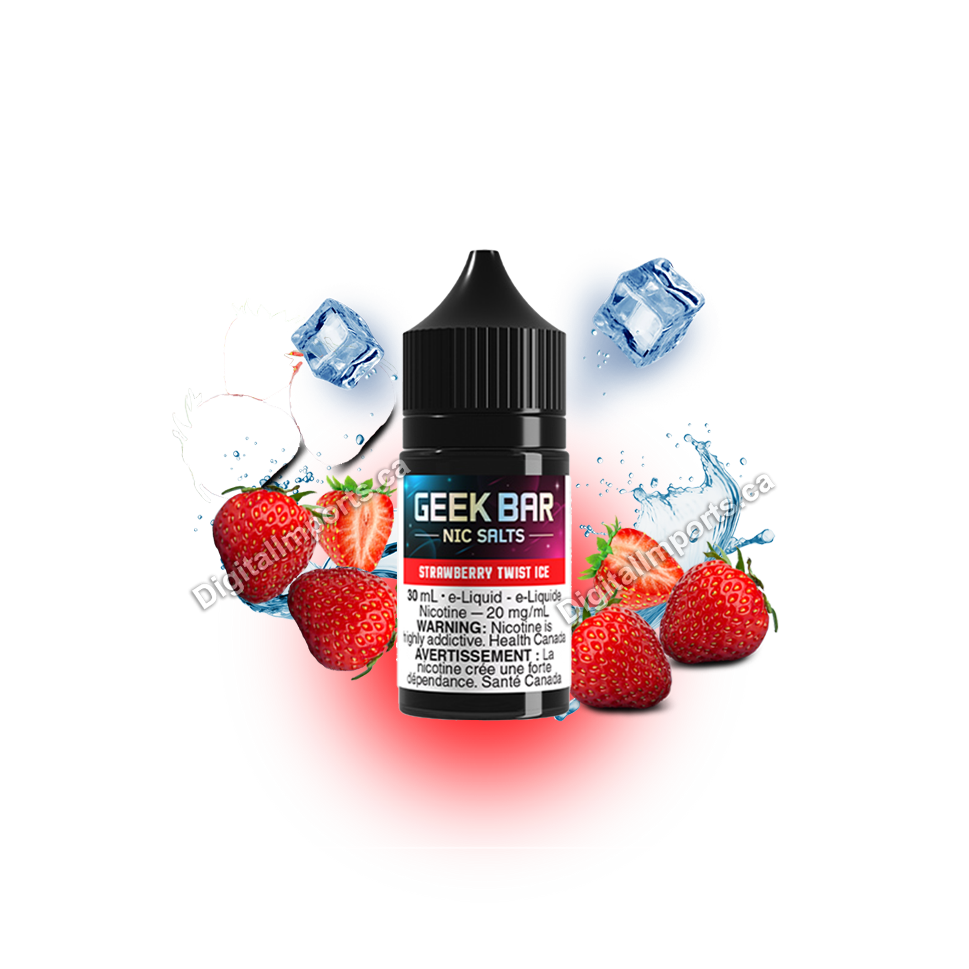GEEK BAR SALT - STRAWBERRY TWIST ICE 30ML