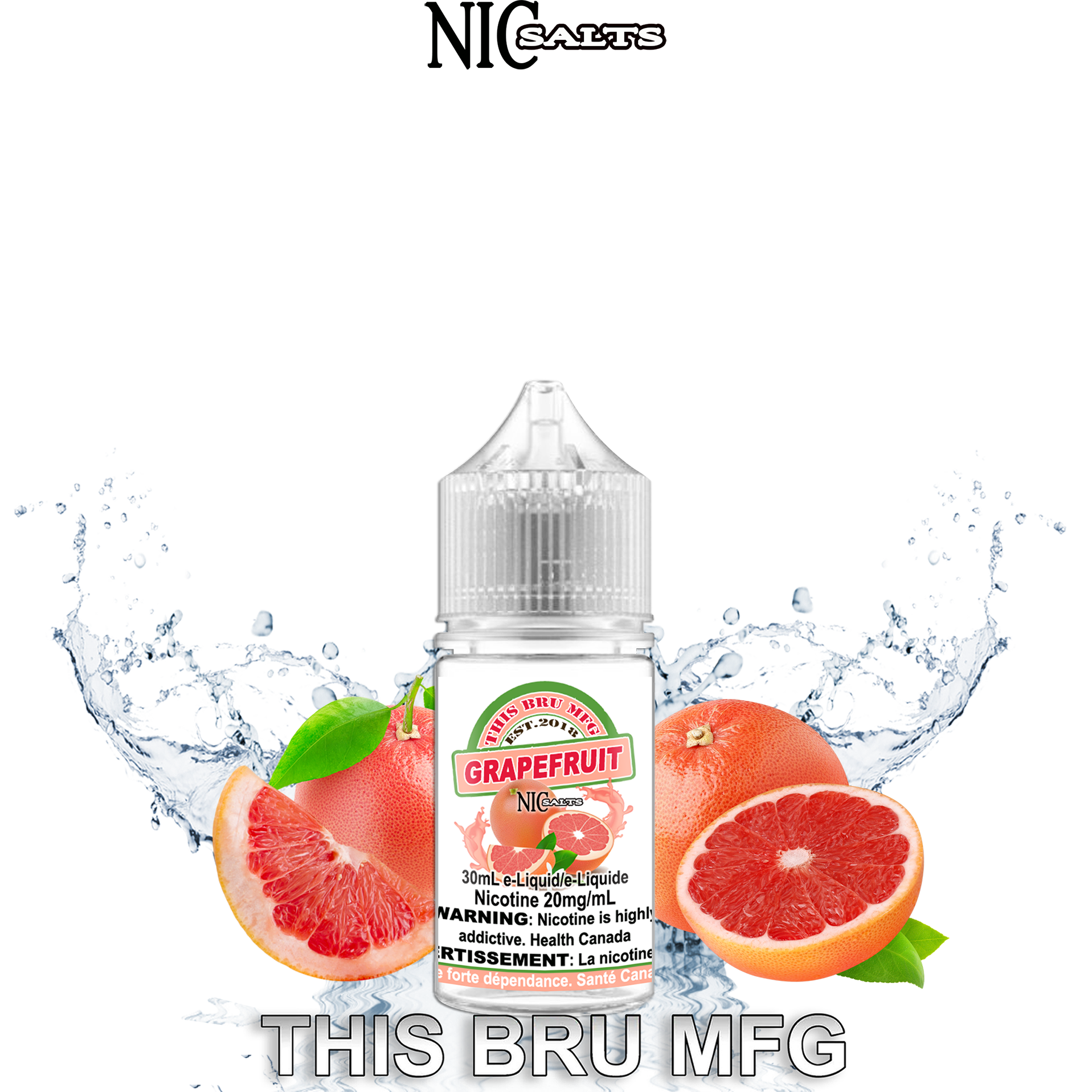 THIS BRU MFG SALT - GRAPEFRUIT 30ML