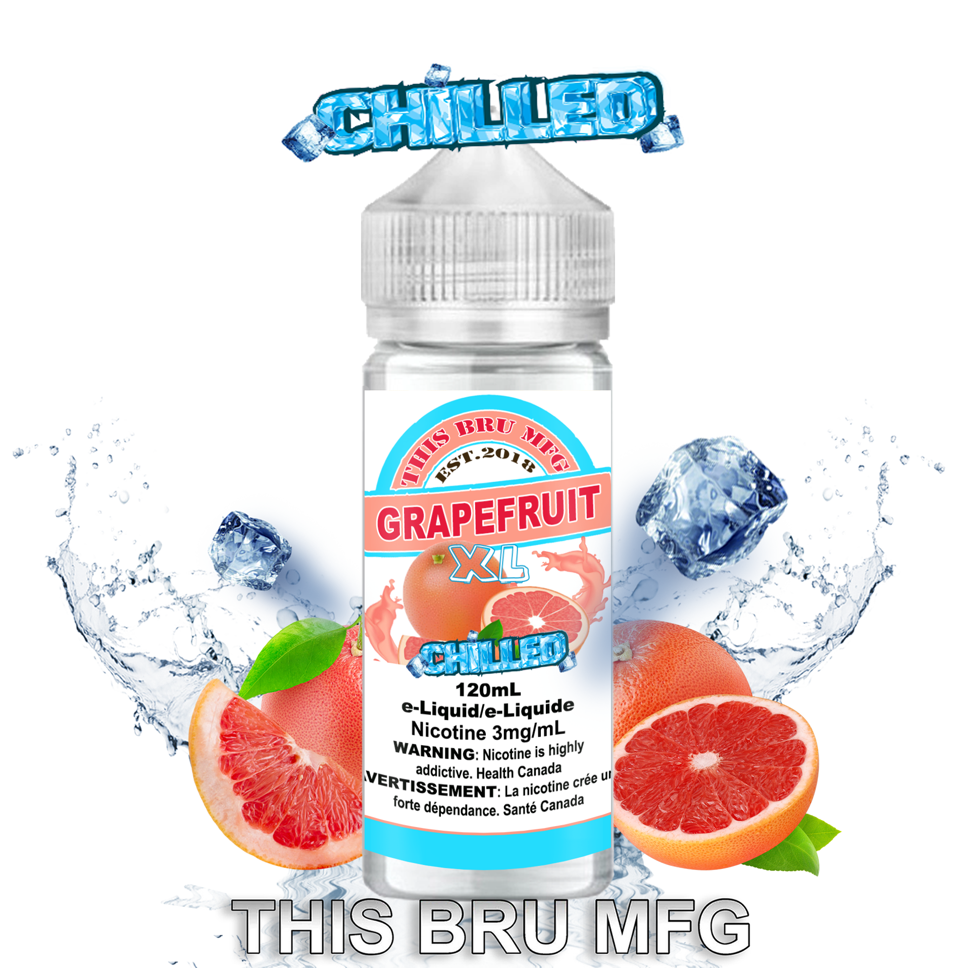 CUSTOM THIS BRU MFG - GRAPEFRUIT CHILLED