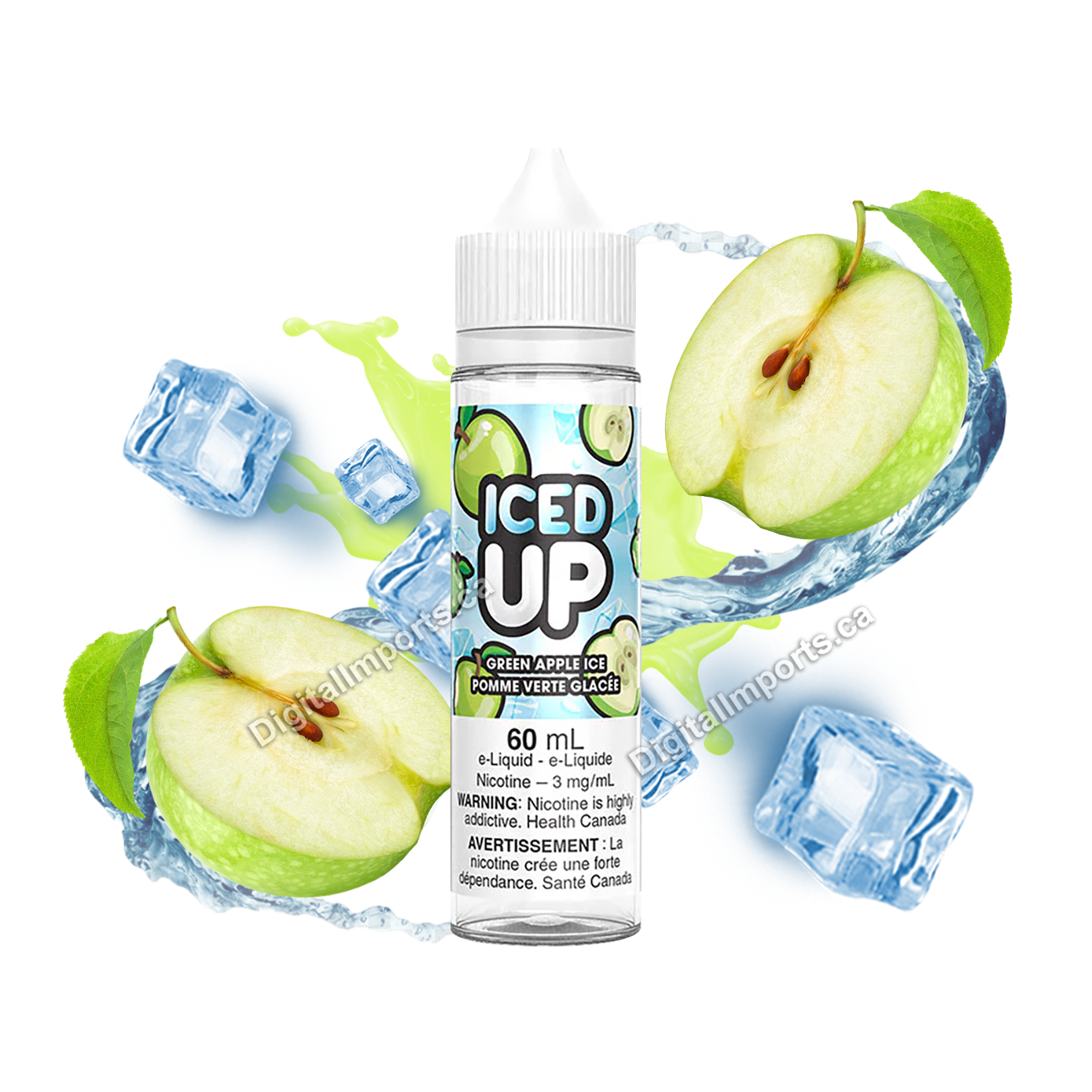 ICED UP - GREEN APPLE ICE