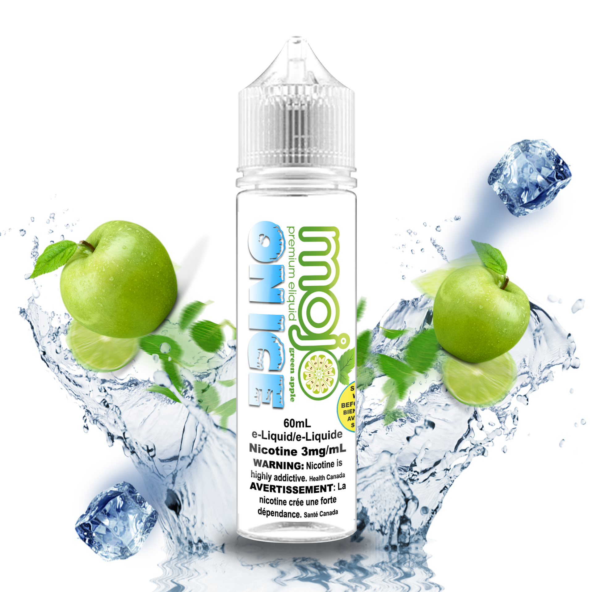 MOJO - GREEN APPLE ICE 60ML