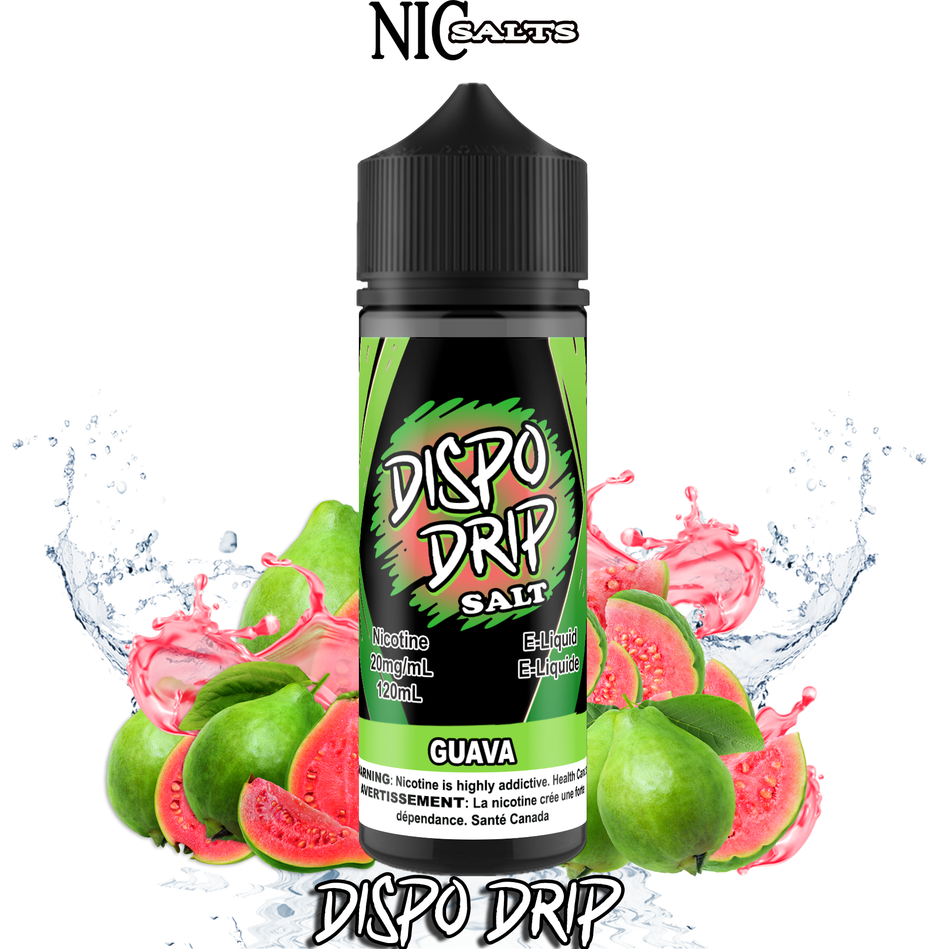 CUSTOM DISPO DRIP SALT - GUAVA