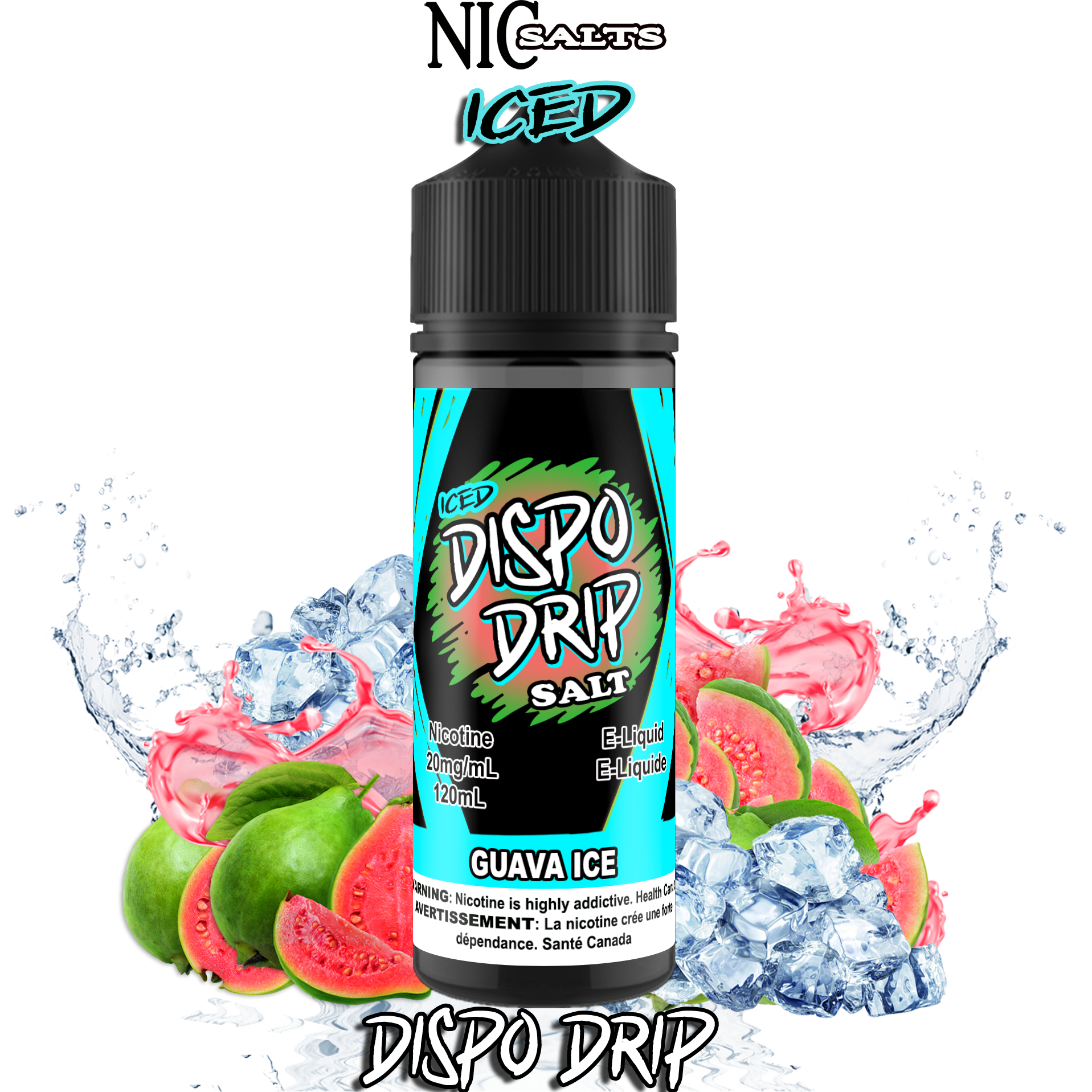 CUSTOM DISPO DRIP SALT - GUAVA ICE