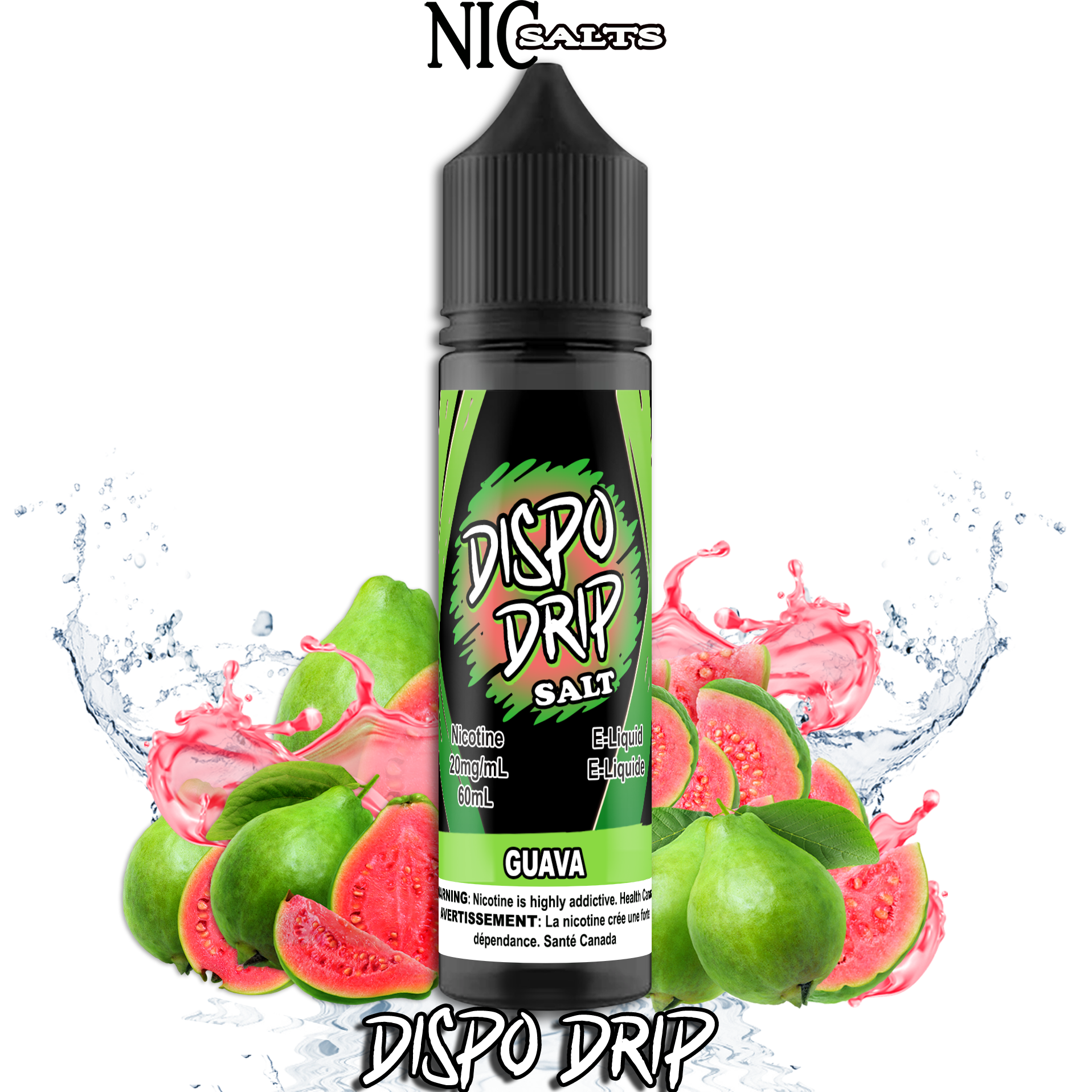DISPO DRIP SALT - GUAVA 60ML