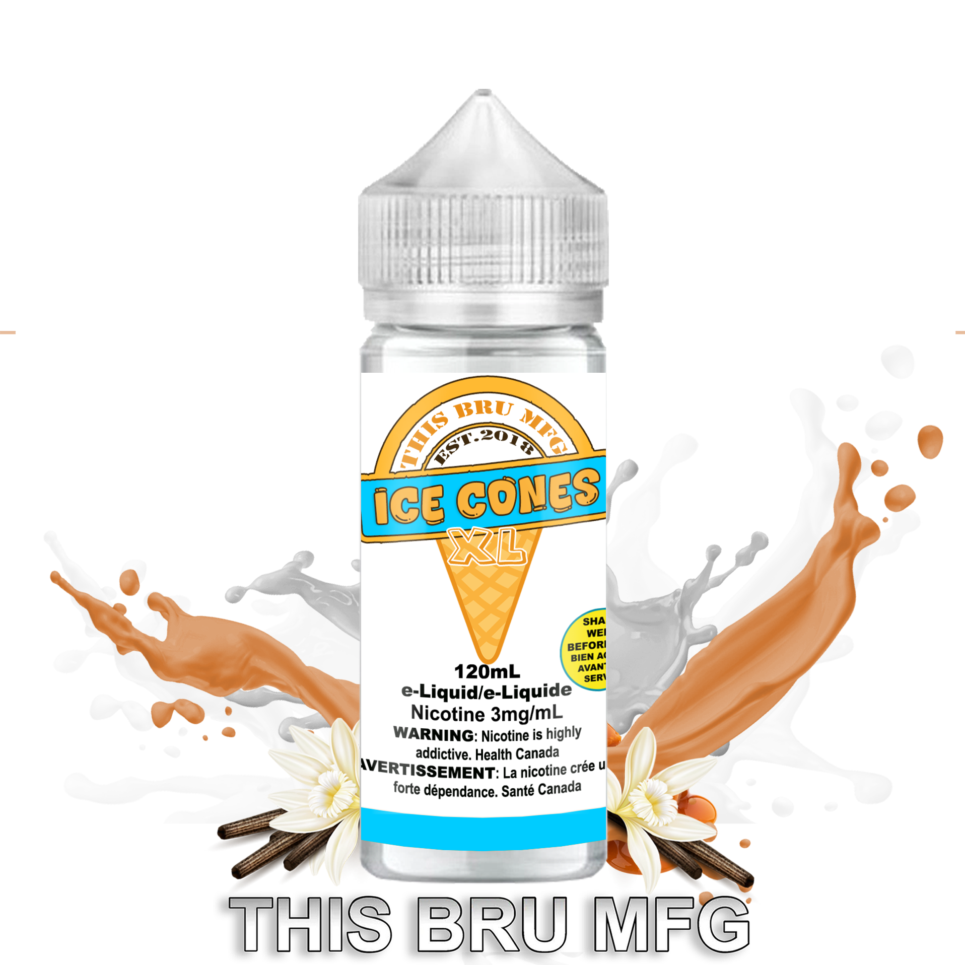THIS BRU MFG - ICE CONES 120ML