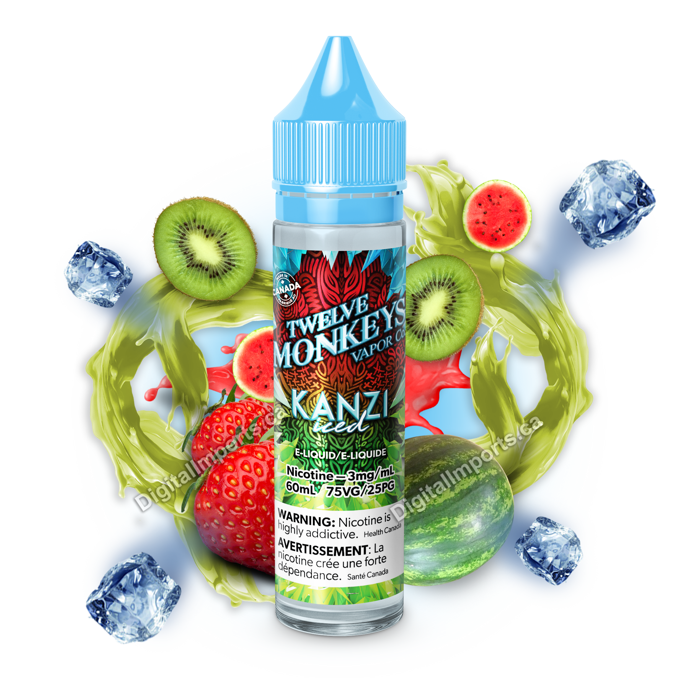 12 MONKEYS - KANZI ICED 60ML