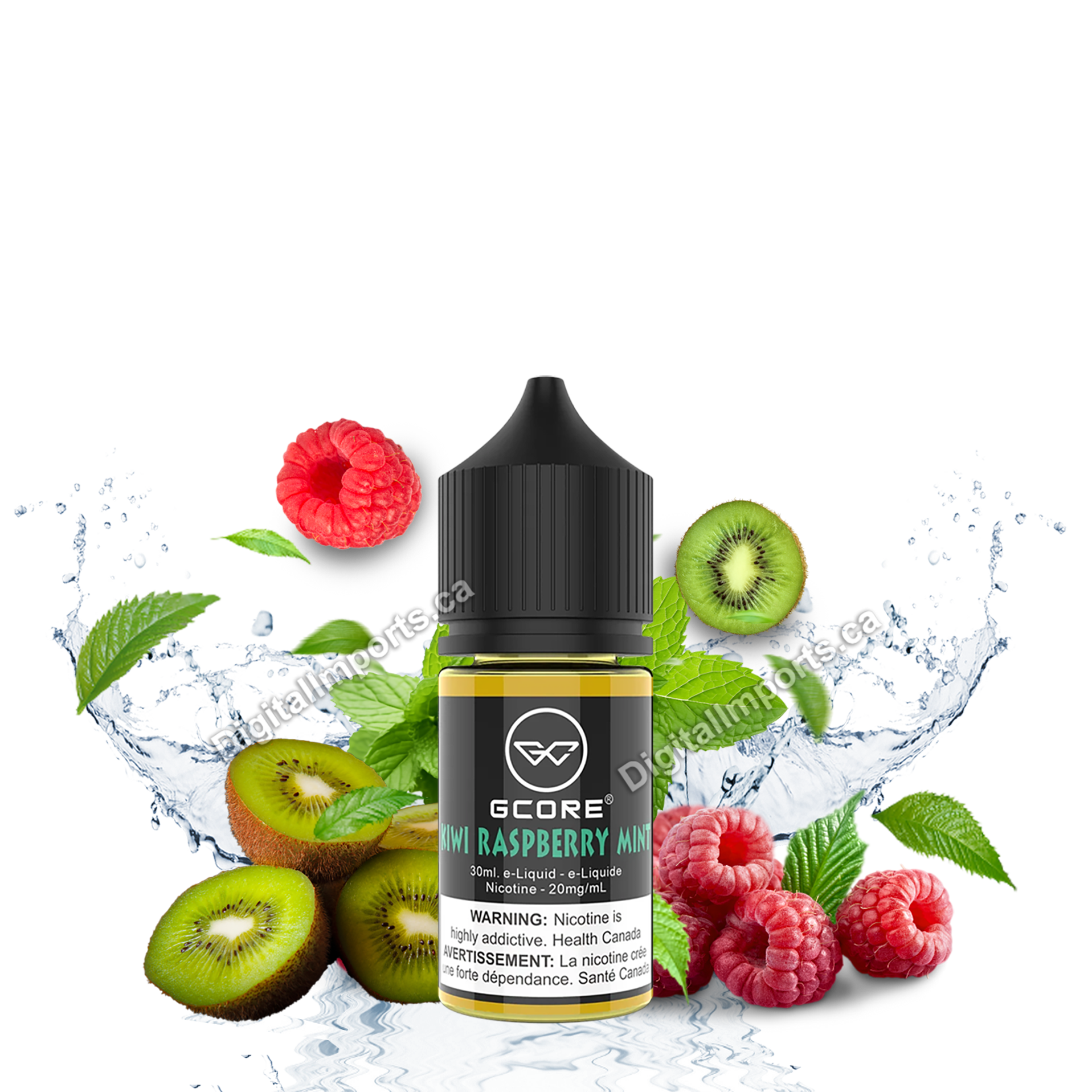 GCORE SALT - KIWI RASPBERRY MINT 30ML
