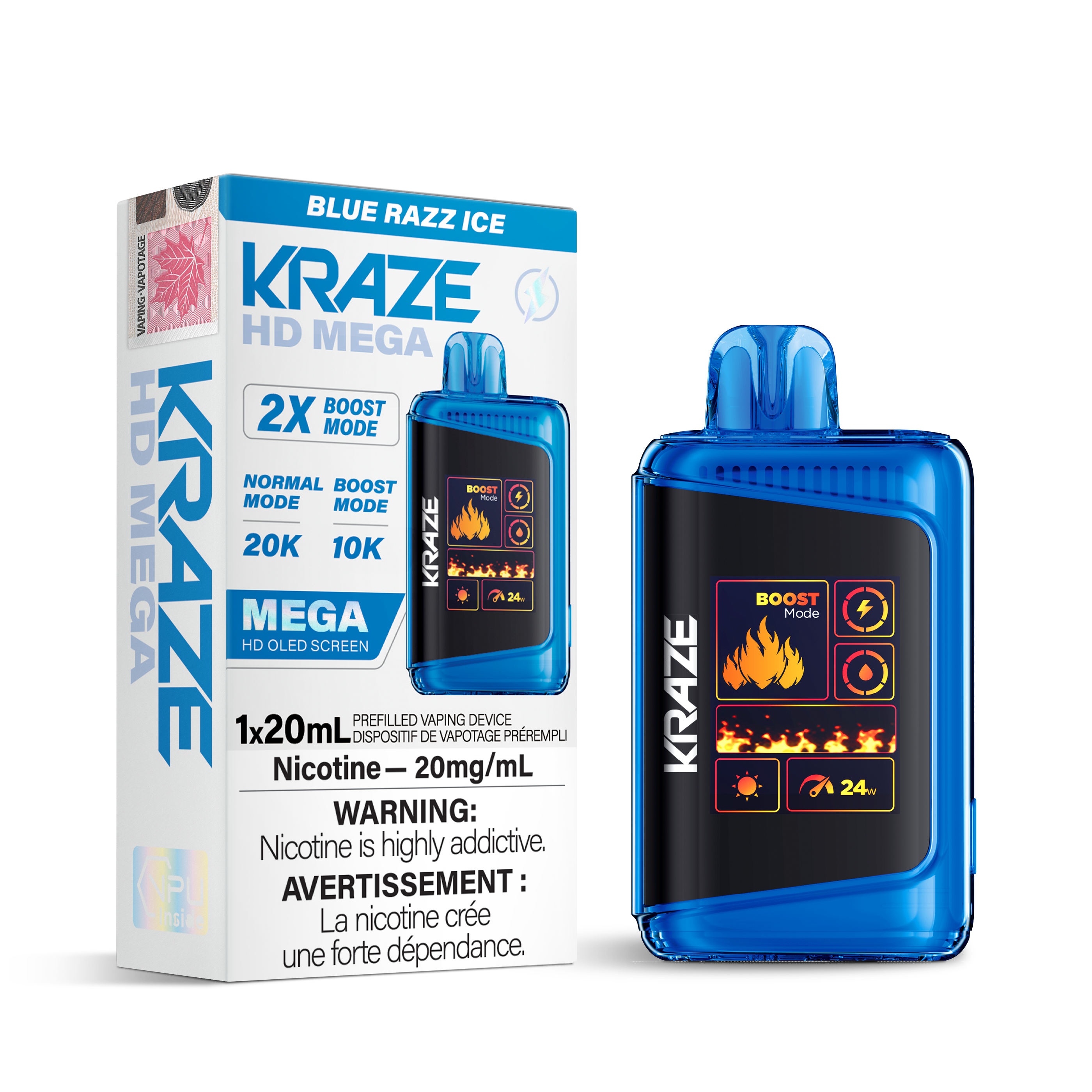 KRAZE HD MEGA 20K DISPOSABLE