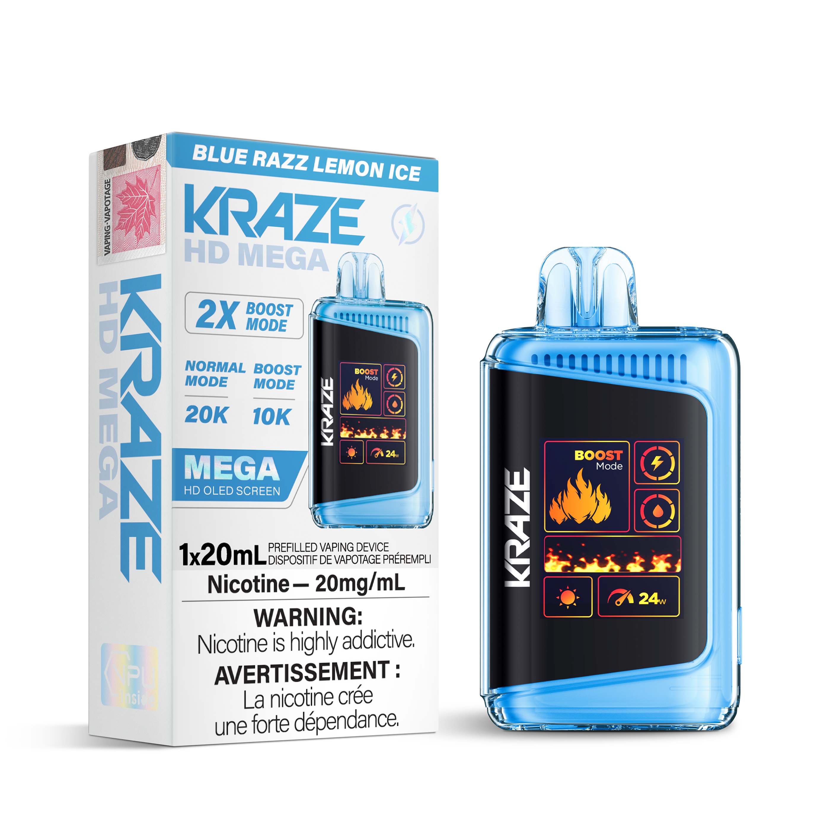 KRAZE HD MEGA 20K DISPOSABLE