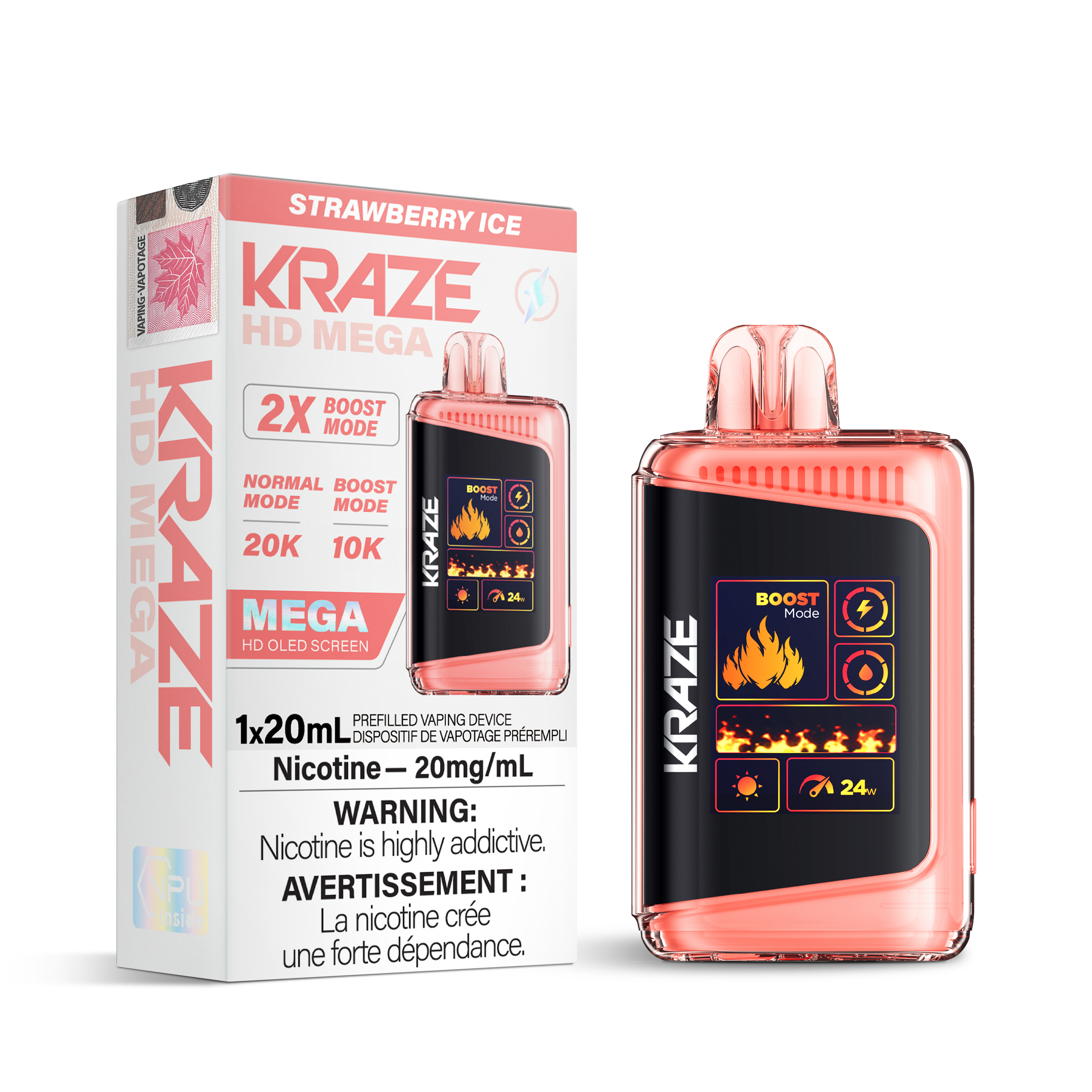 KRAZE HD MEGA 20K DISPOSABLE