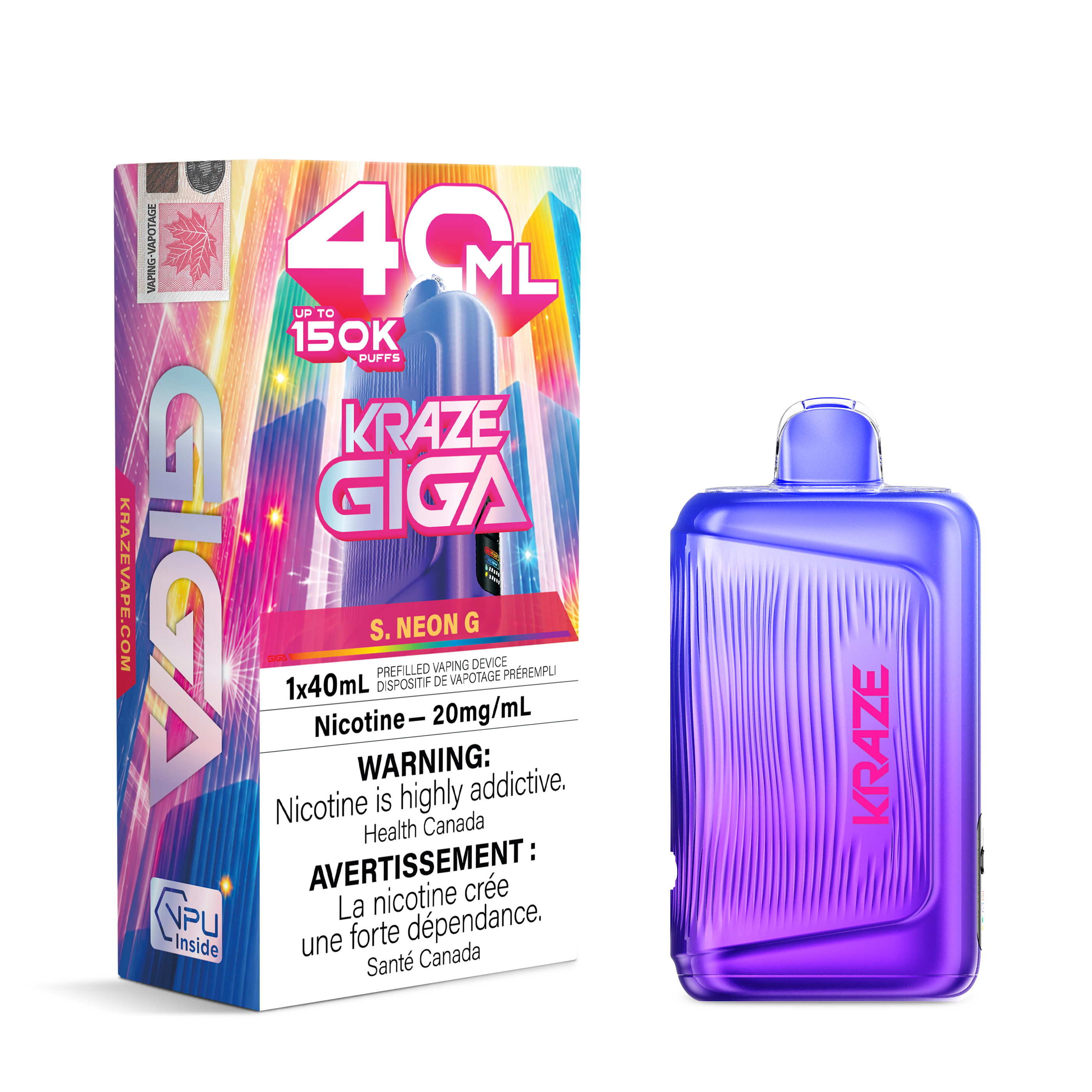KRAZE GIGA 150K DISPOSABLE