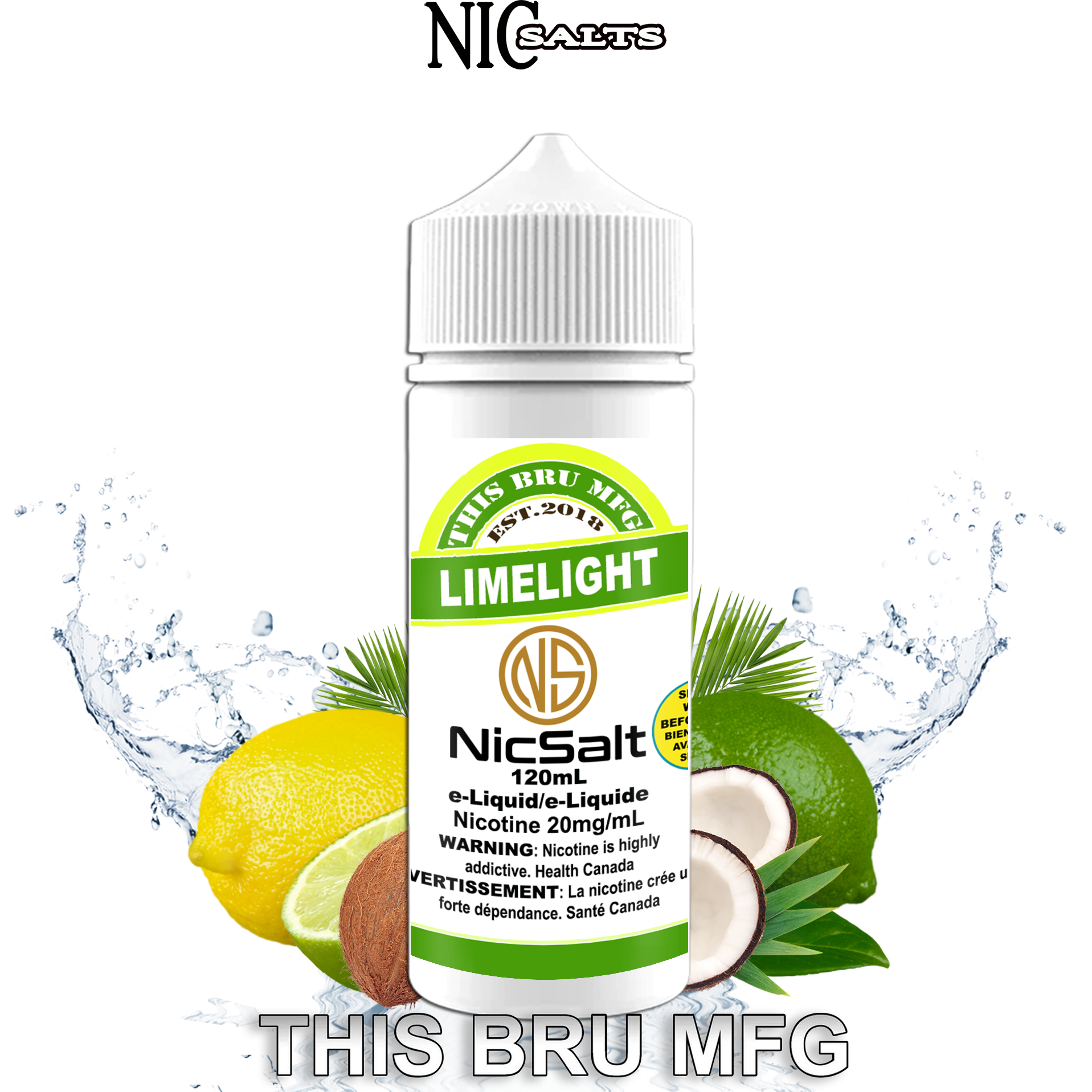 CUSTOM THIS BRU MFG SALT - LIMELIGHT