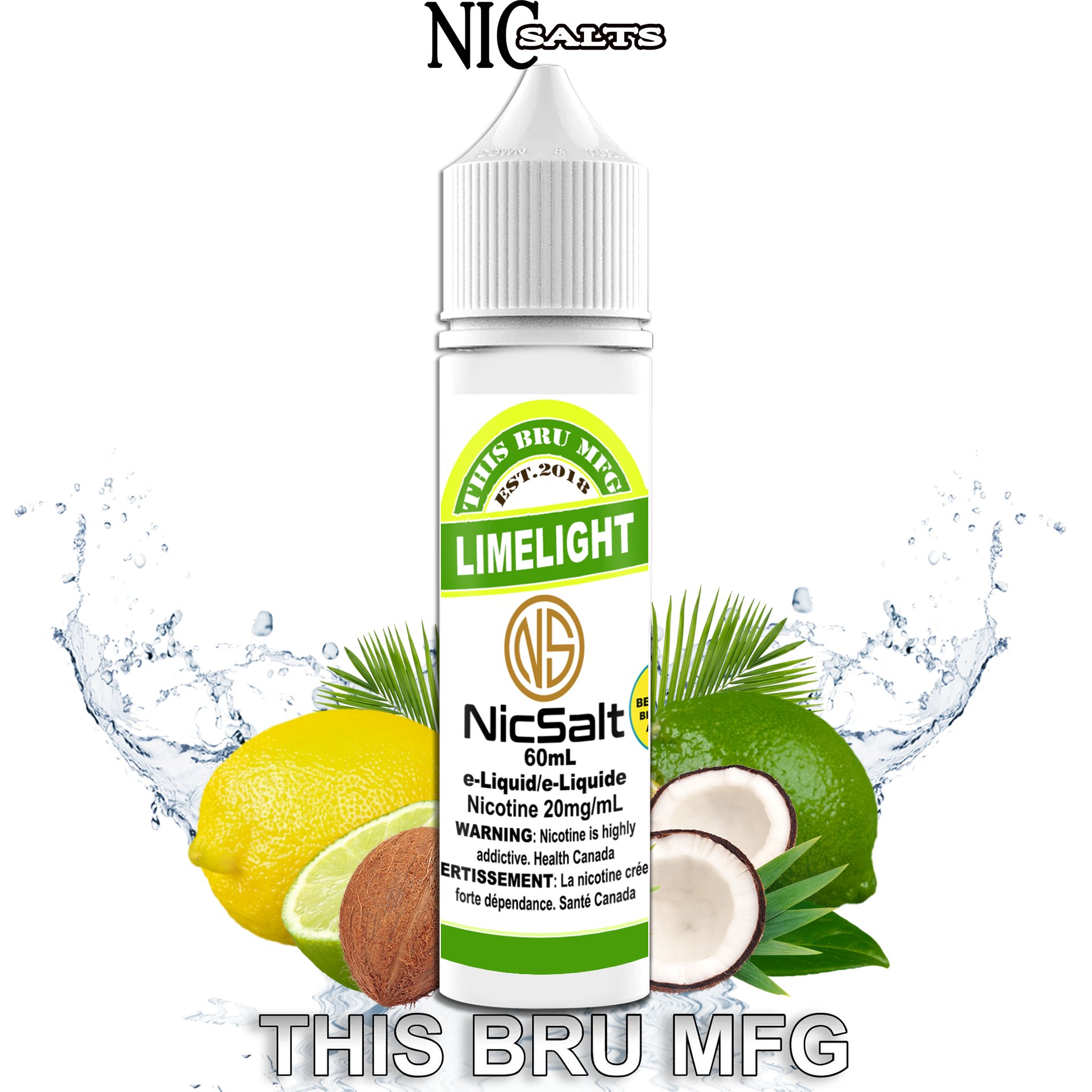 CUSTOM THIS BRU MFG SALT - LIMELIGHT