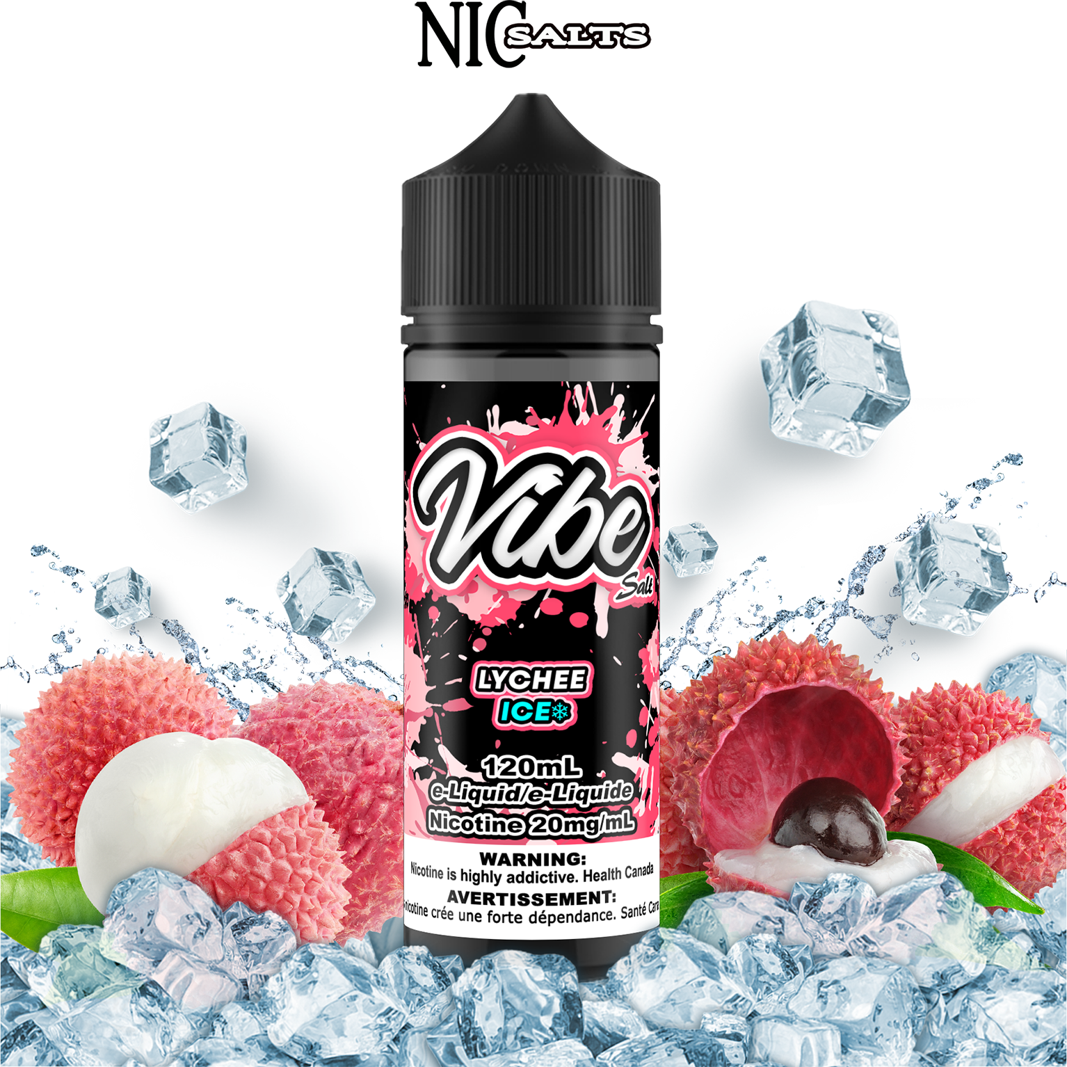 CUSTOM VIBE SALT - LYCHEE ICE