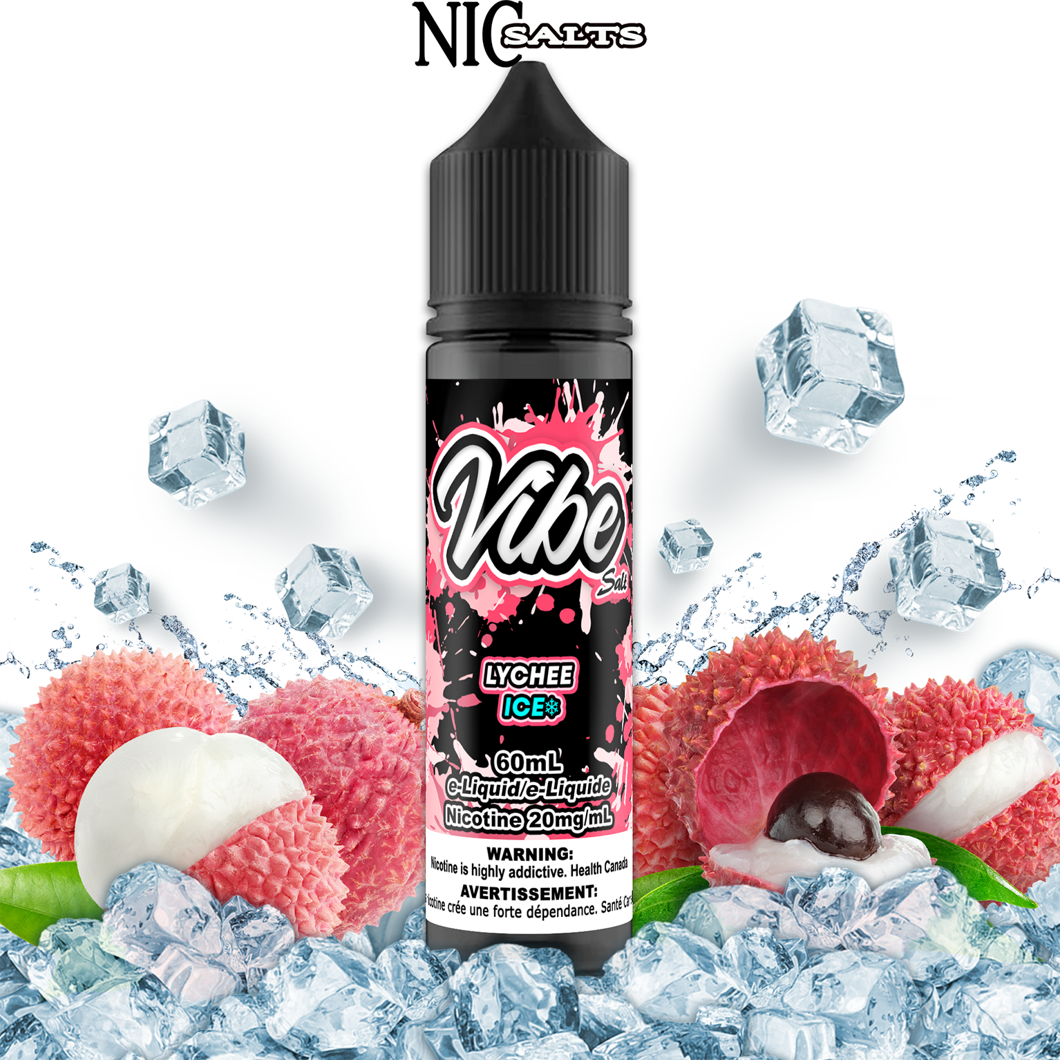VIBE SALT - LYCHEE ICE 60ML