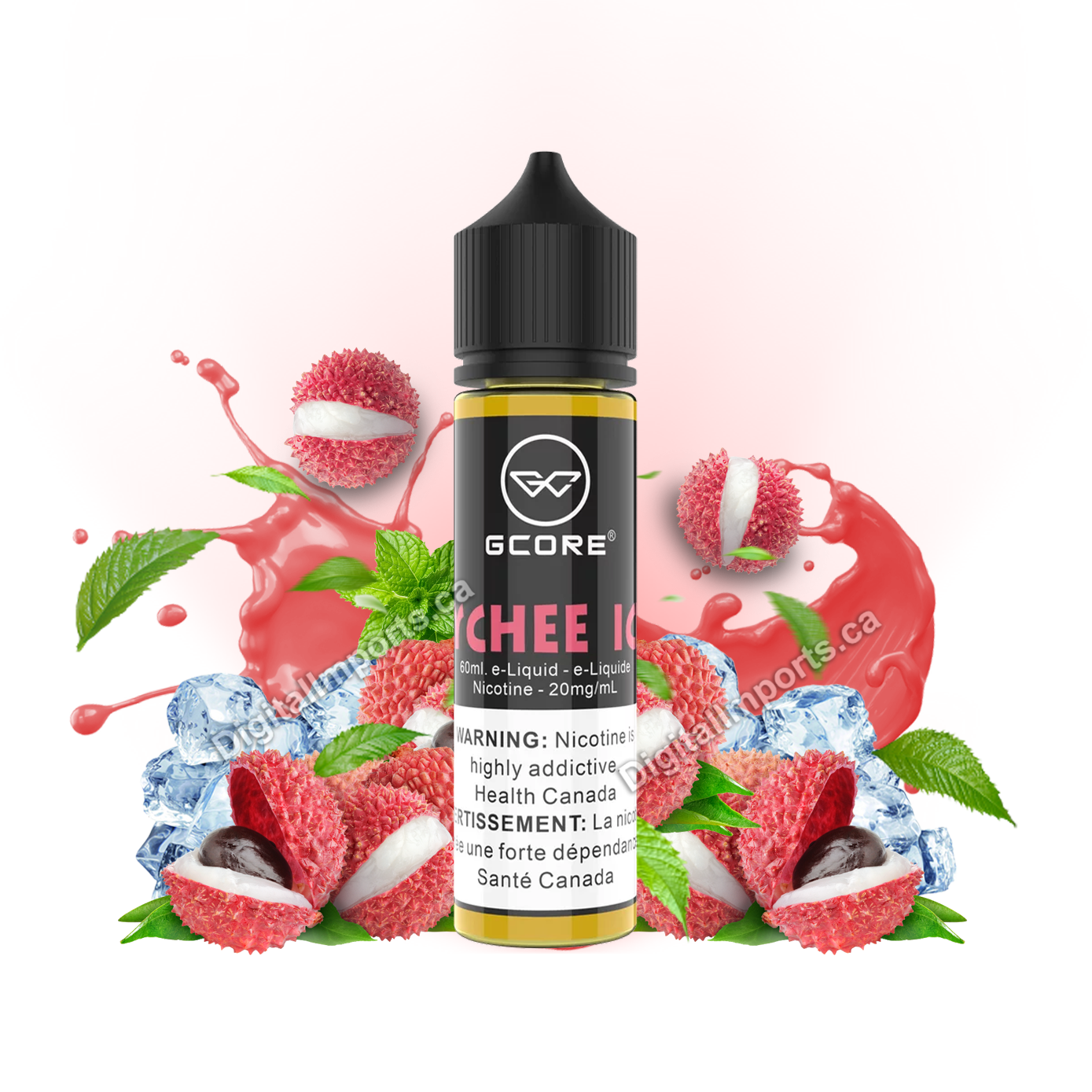 GCORE SALT - LYCHEE ICE 60ML