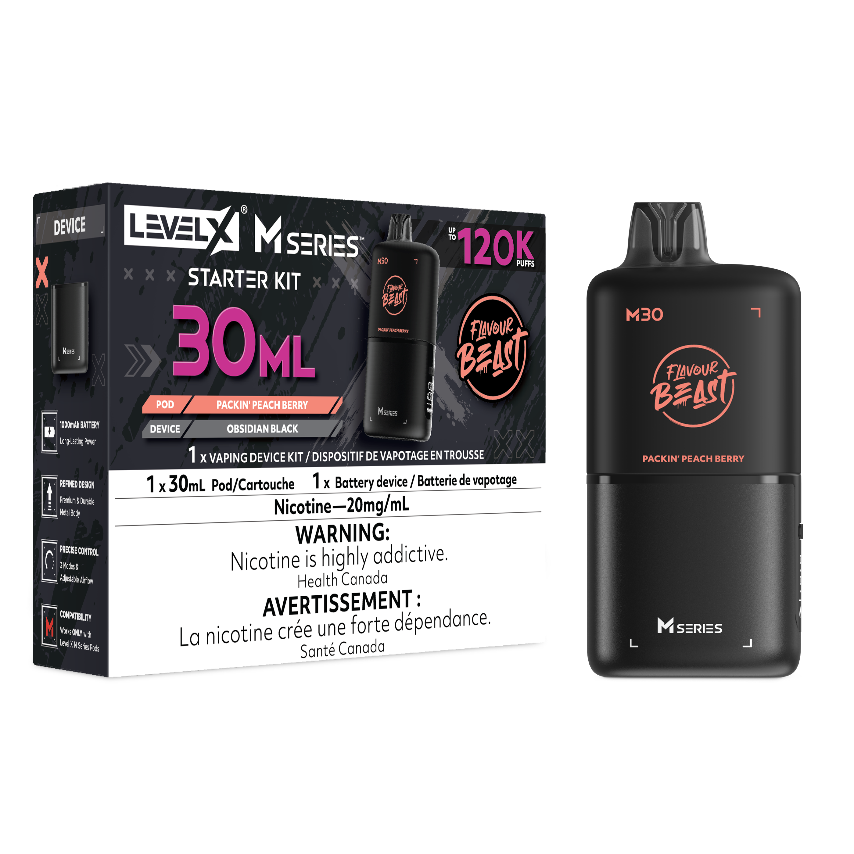 FLAVOUR BEAST LEVEL X M SERIES M30 120K KIT